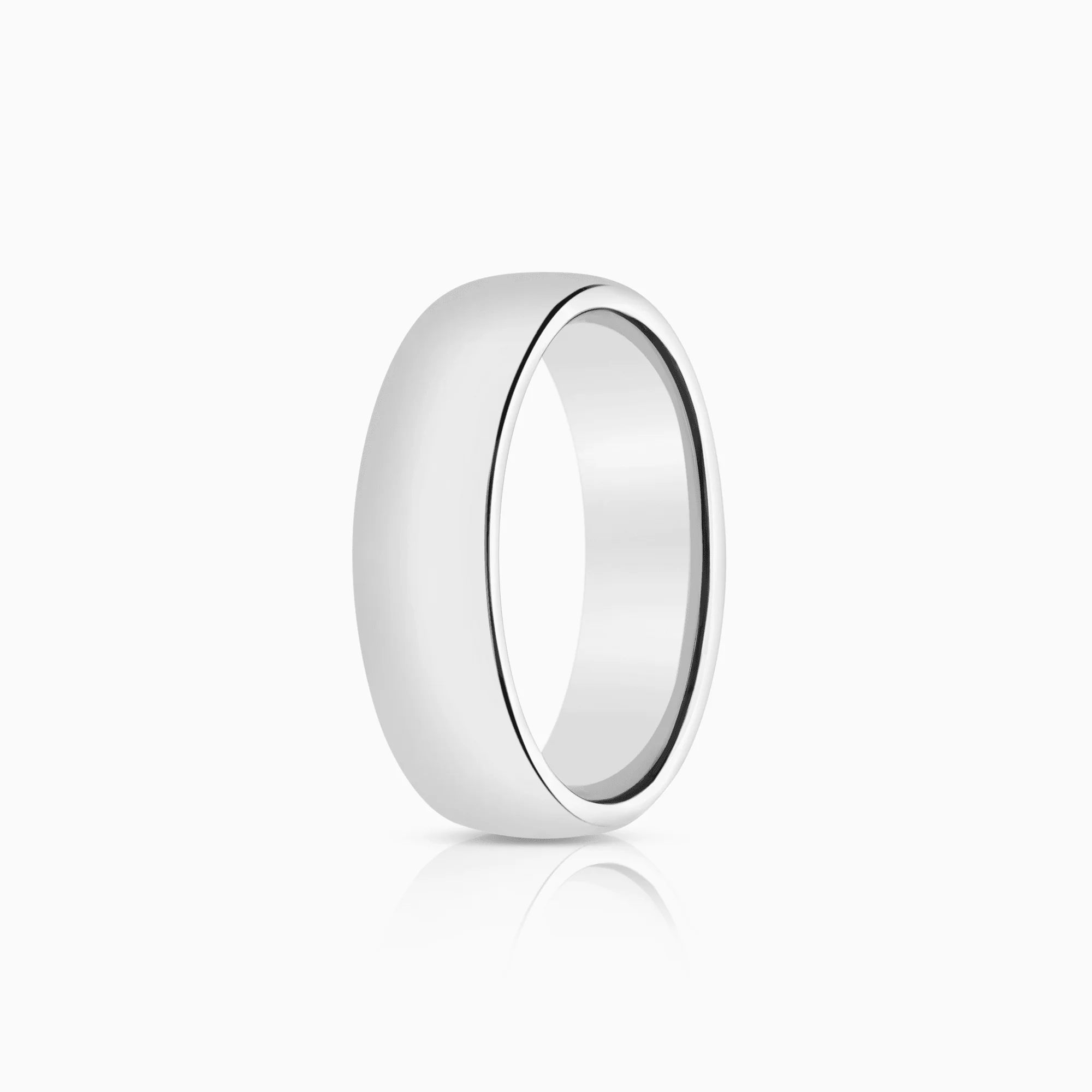 Schalins plain ring 8.27g 18K white gold