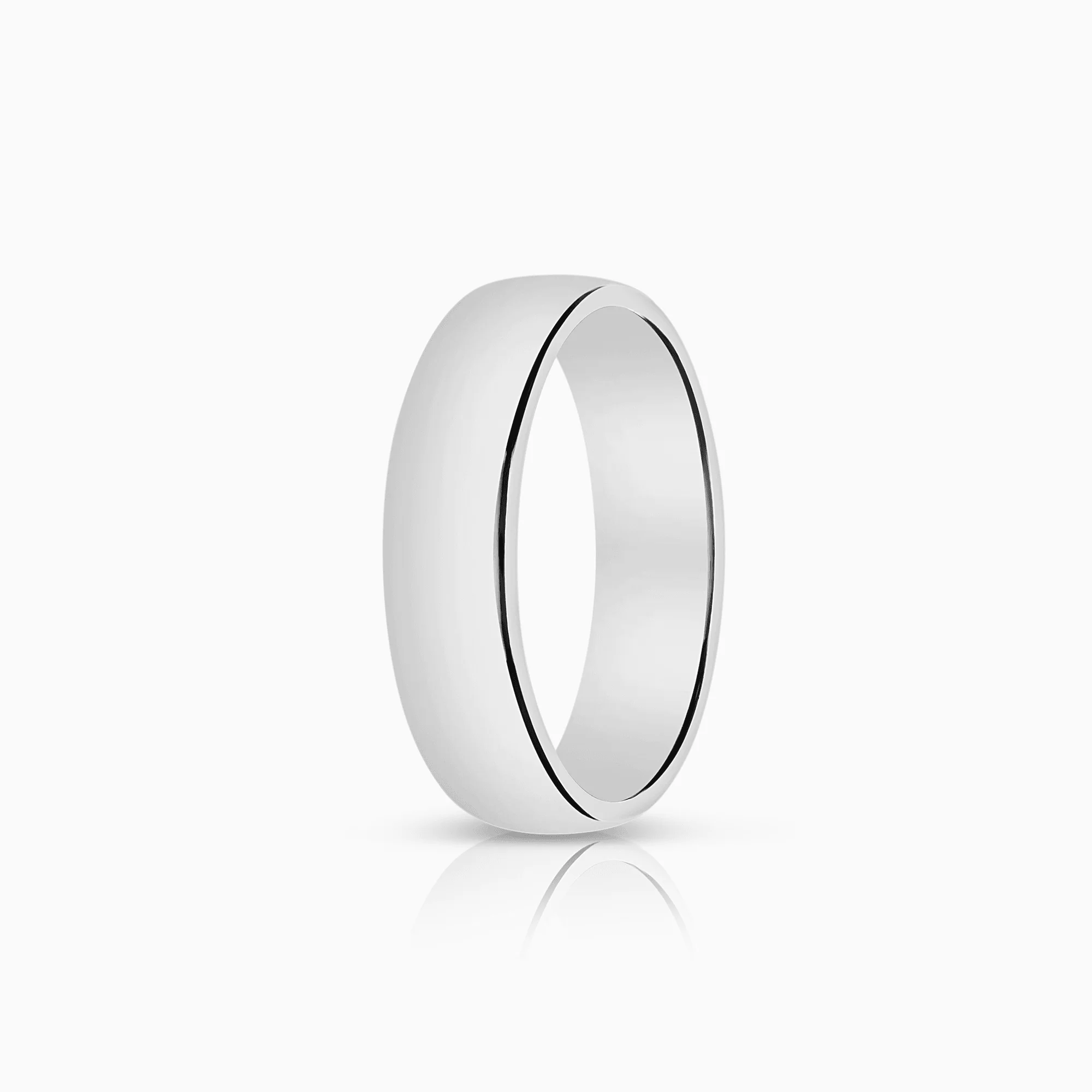Schalins plain ring 9.11g 18K white gold