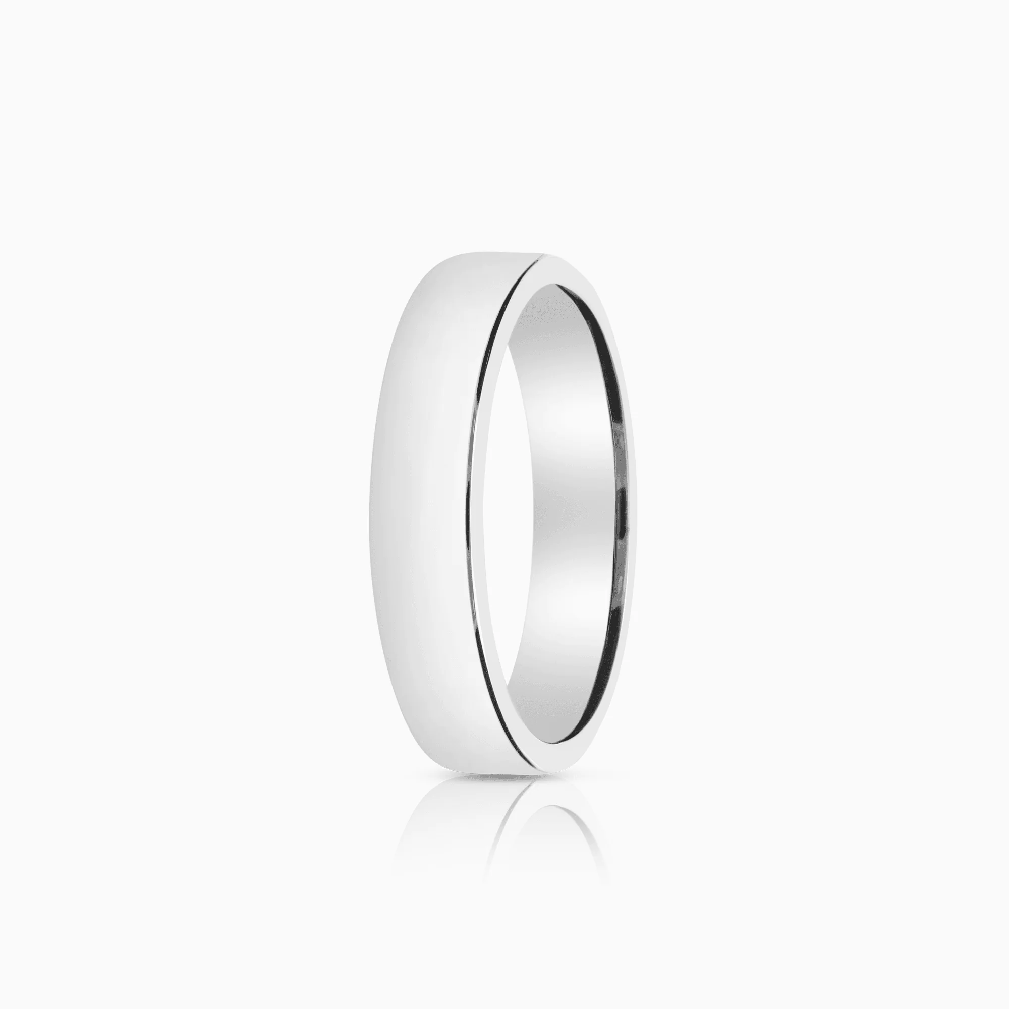 Schalins plain ring 9.22g 18K white gold