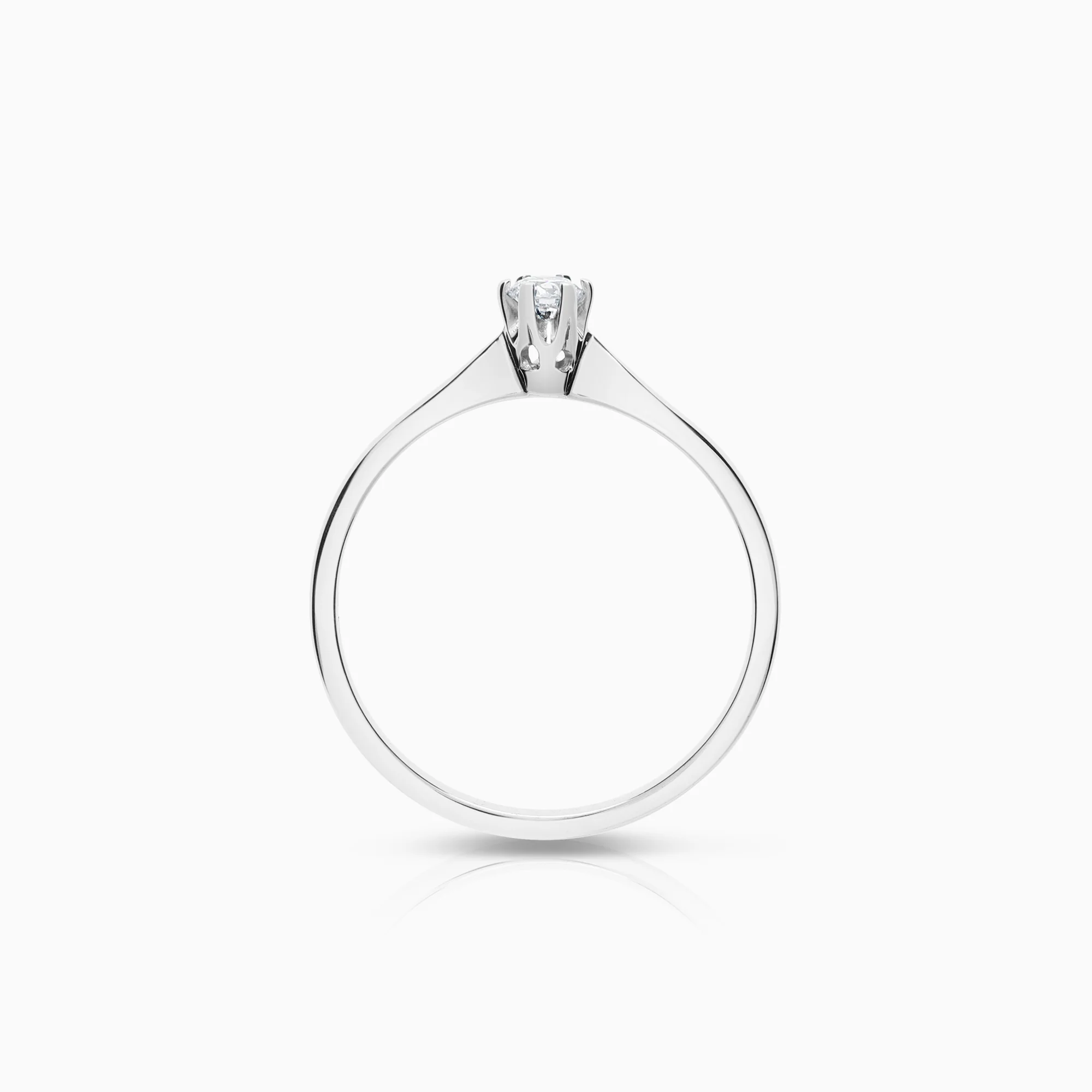 Schalins solitaire ring 0.12ct 18K white gold - Image 2