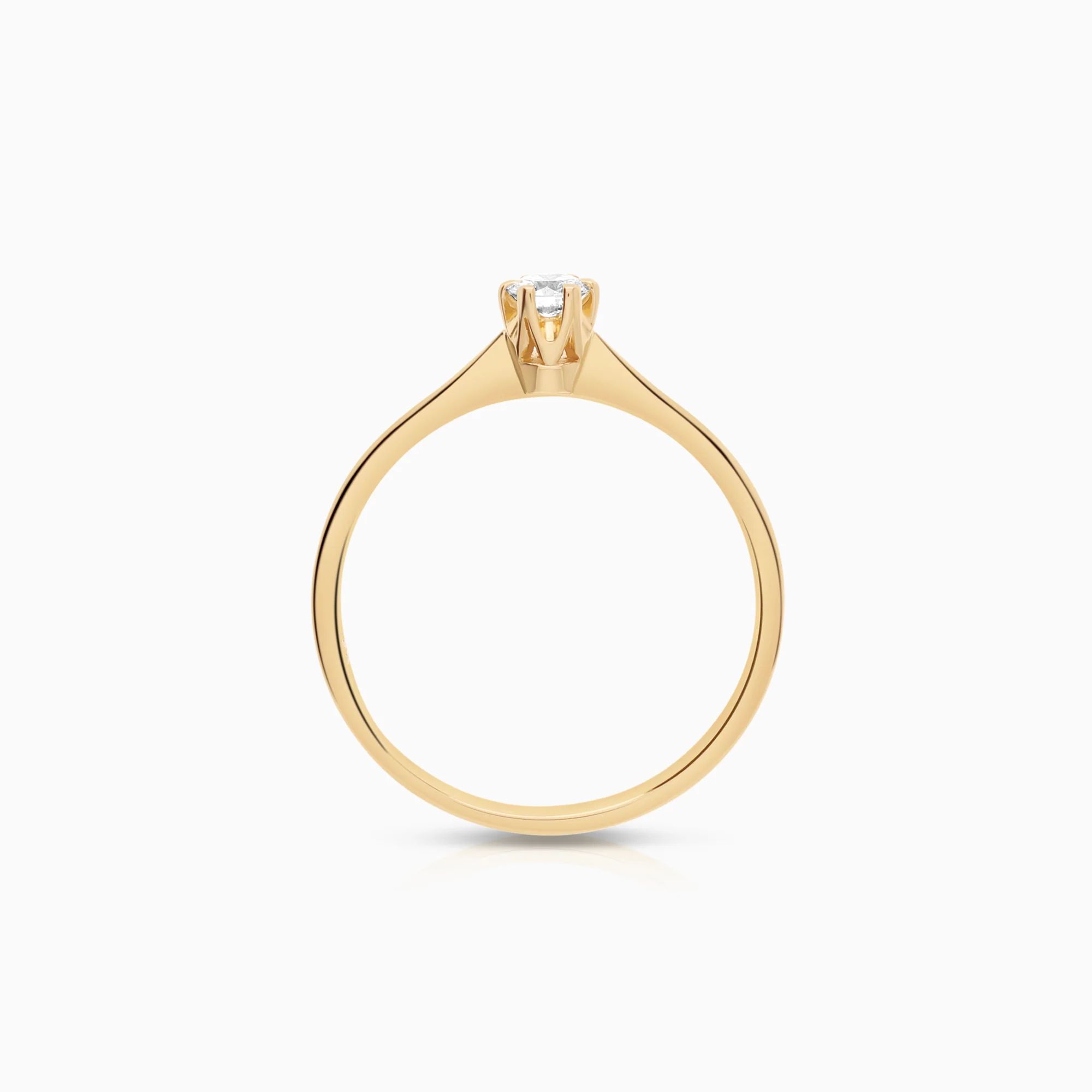 Schalins solitaire ring 0.15ct 18K gold - Image 2