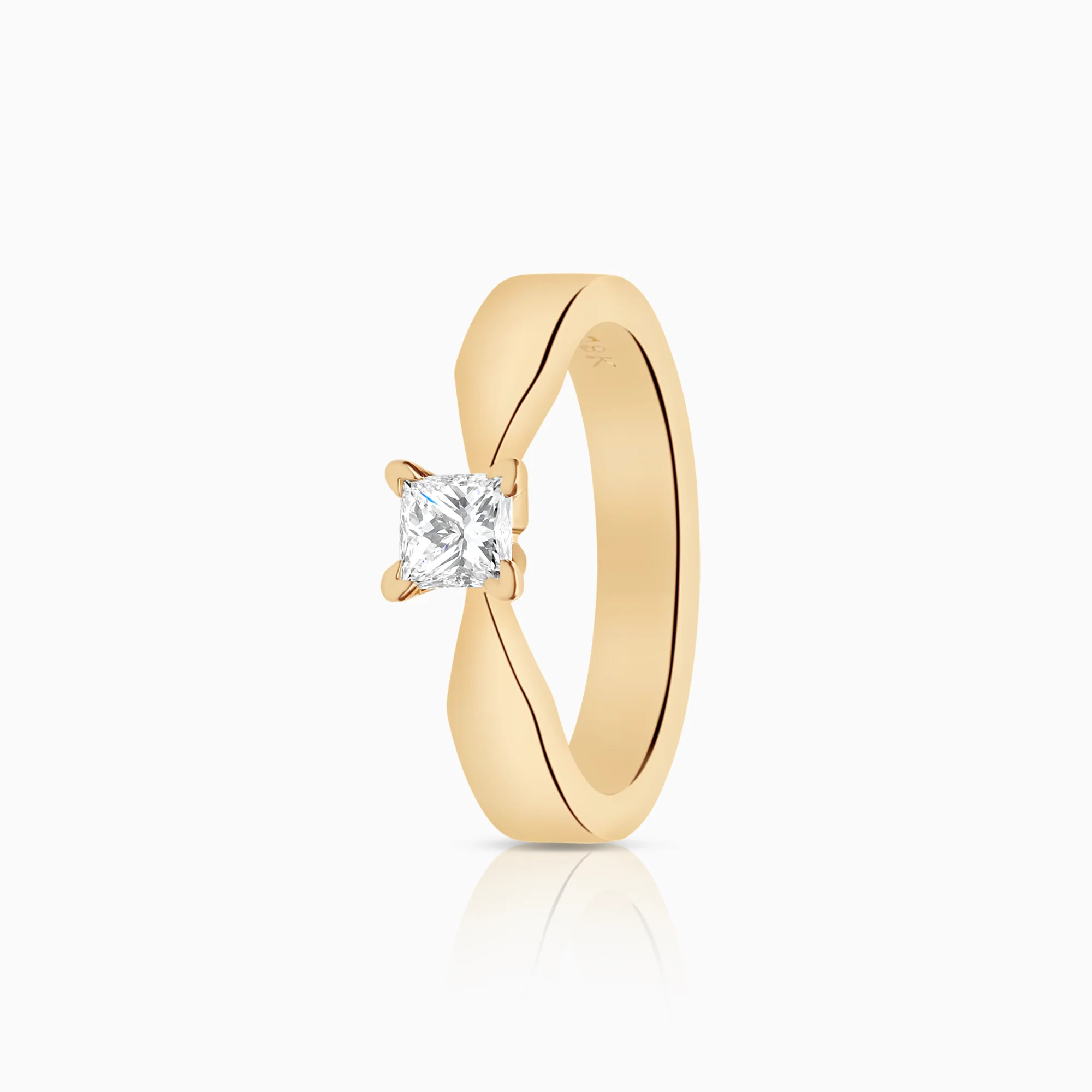Schalins solitaire ring 0.30ct 18K gold