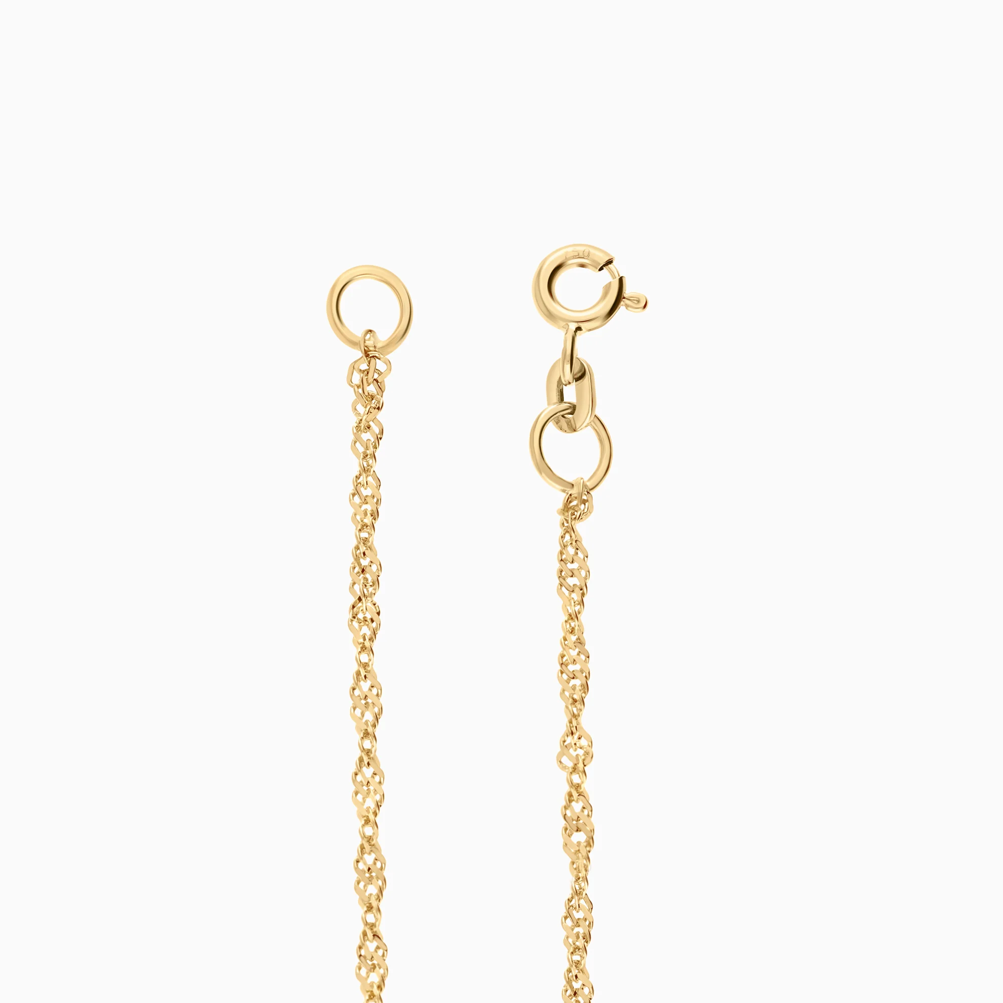 Singapore bracelet 1.41g 18K gold - Image 2