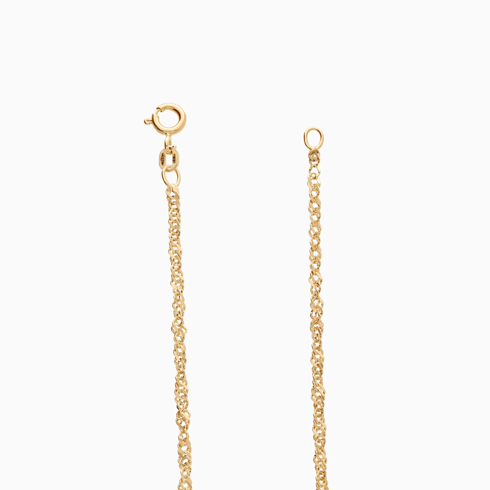Singapore bracelet 2.18g 18K gold - Image 2
