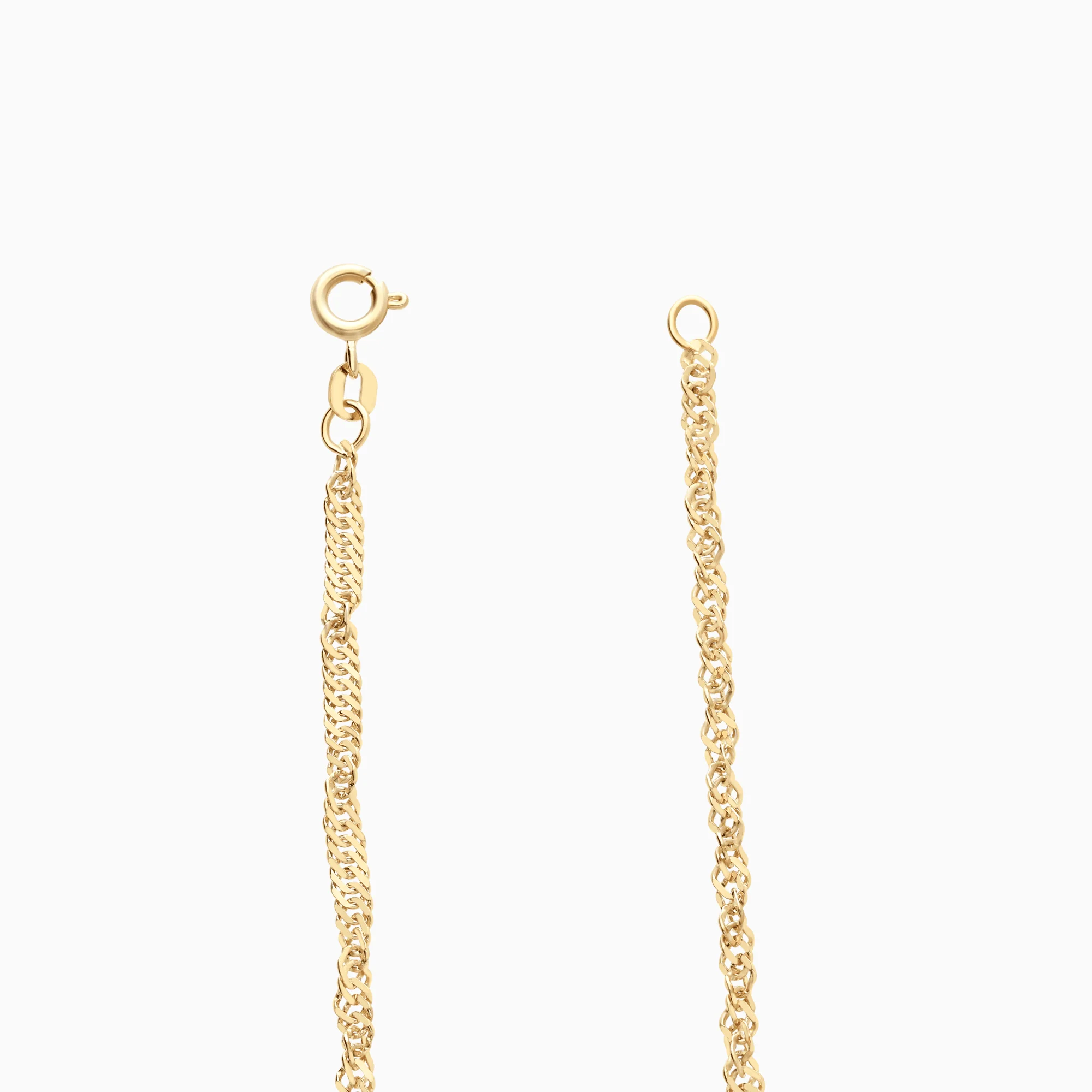 Singapore bracelet 2.82g 18K gold - Image 2