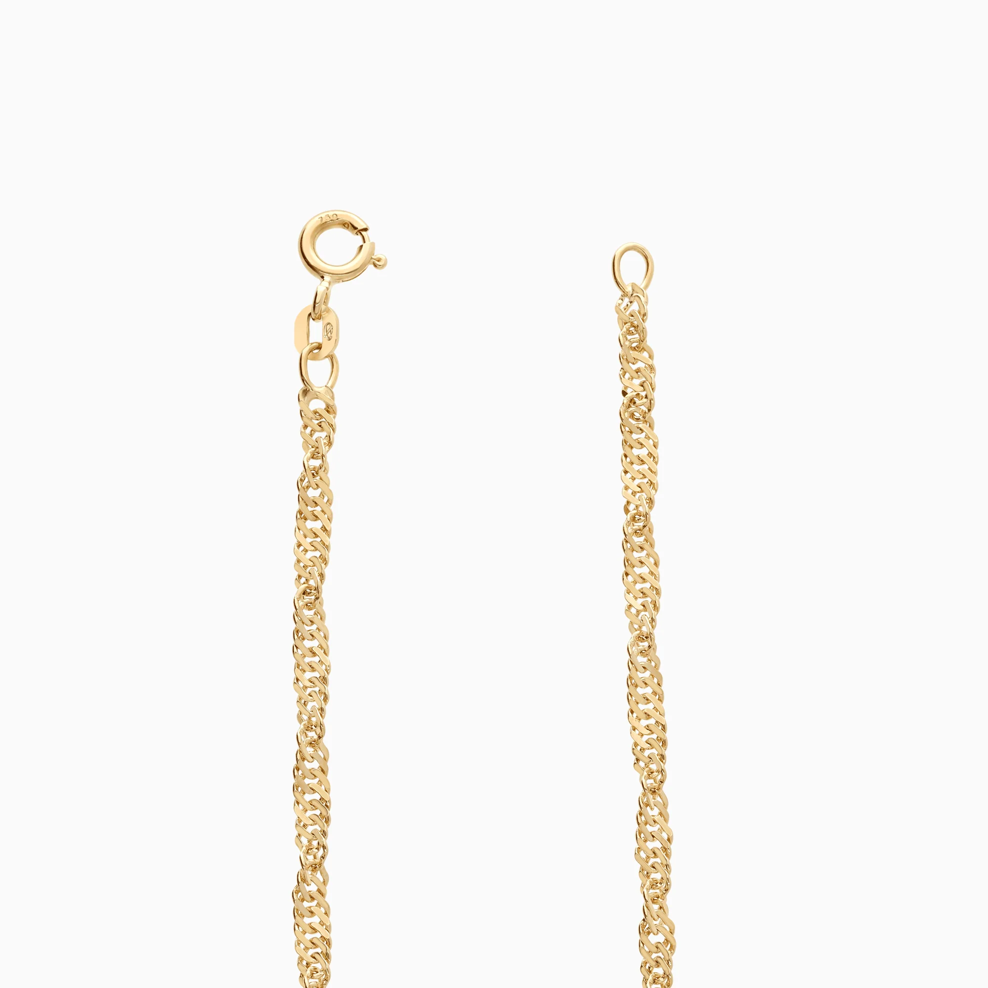 Singapore bracelet 2.90g 18K gold - Image 2
