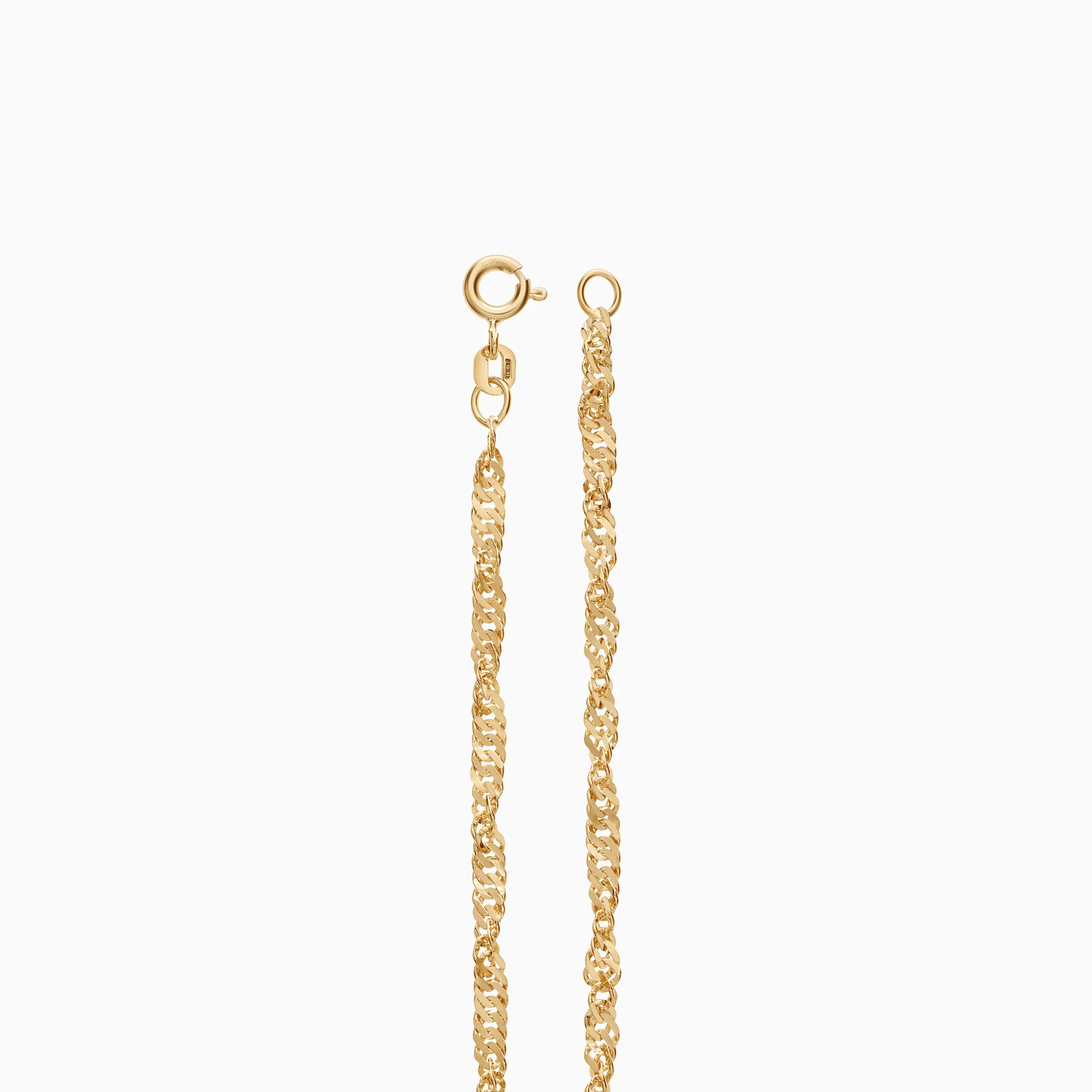 Singapore bracelet 3.03g 18K gold - Image 2