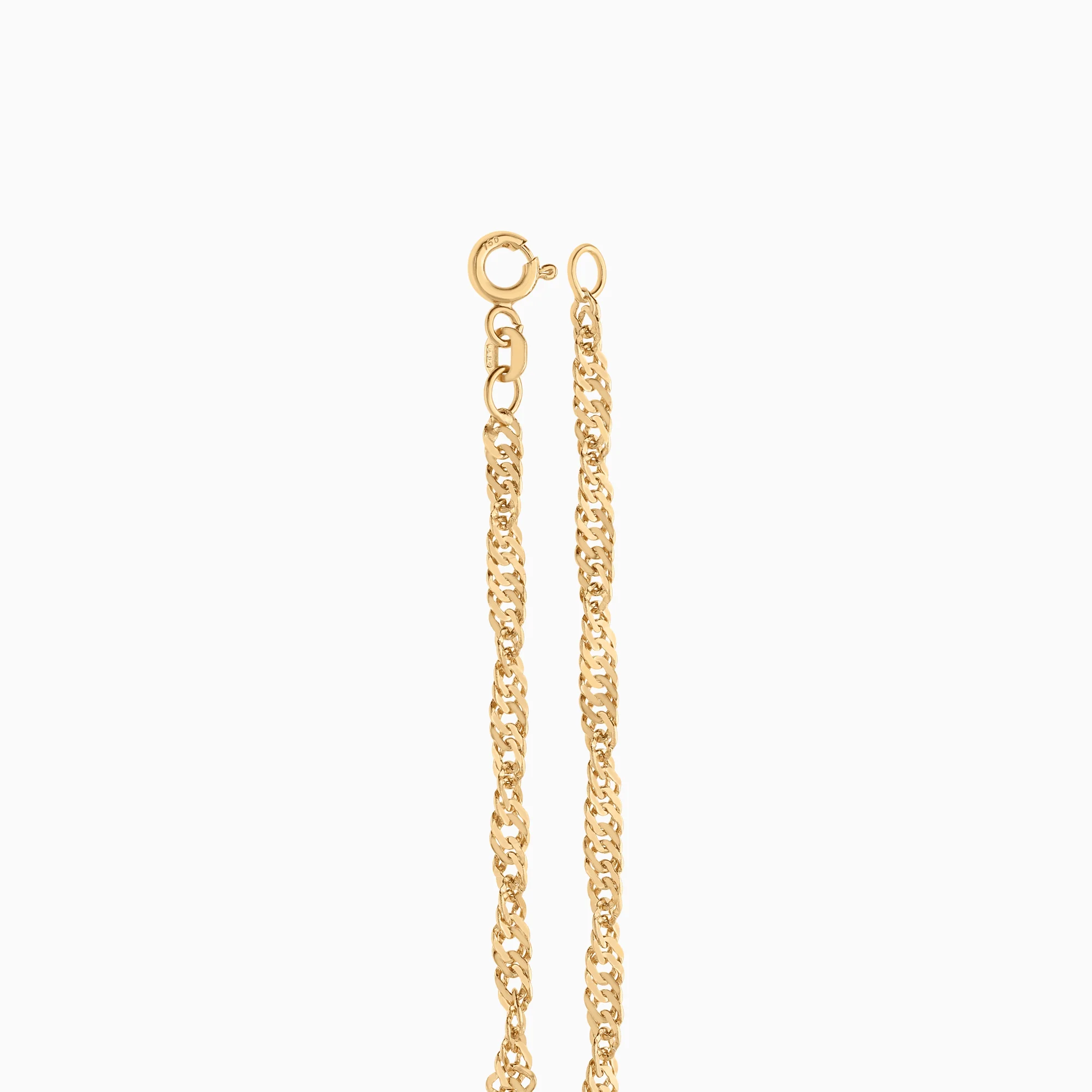 Singapore bracelet 3.13g 18K gold - Image 2