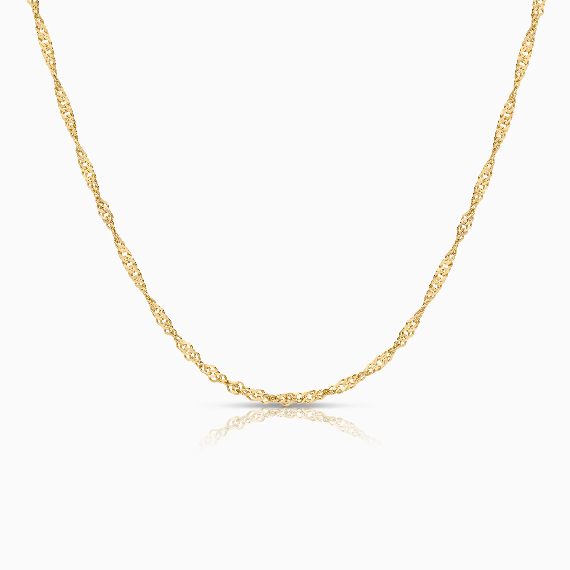 Singapore necklace 4.80g 18K gold