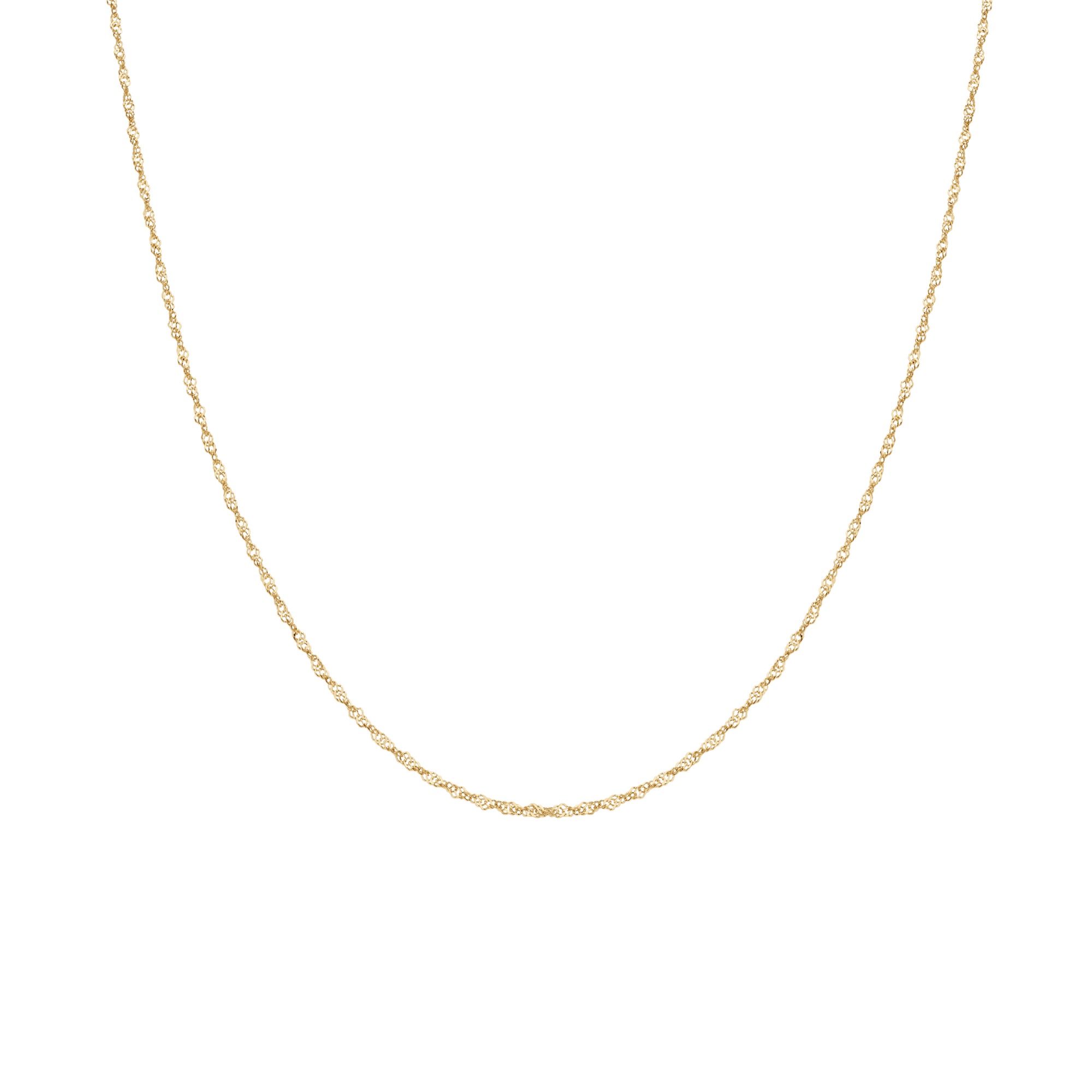 Singapore necklace 46.0cm 18K gold - Image 2