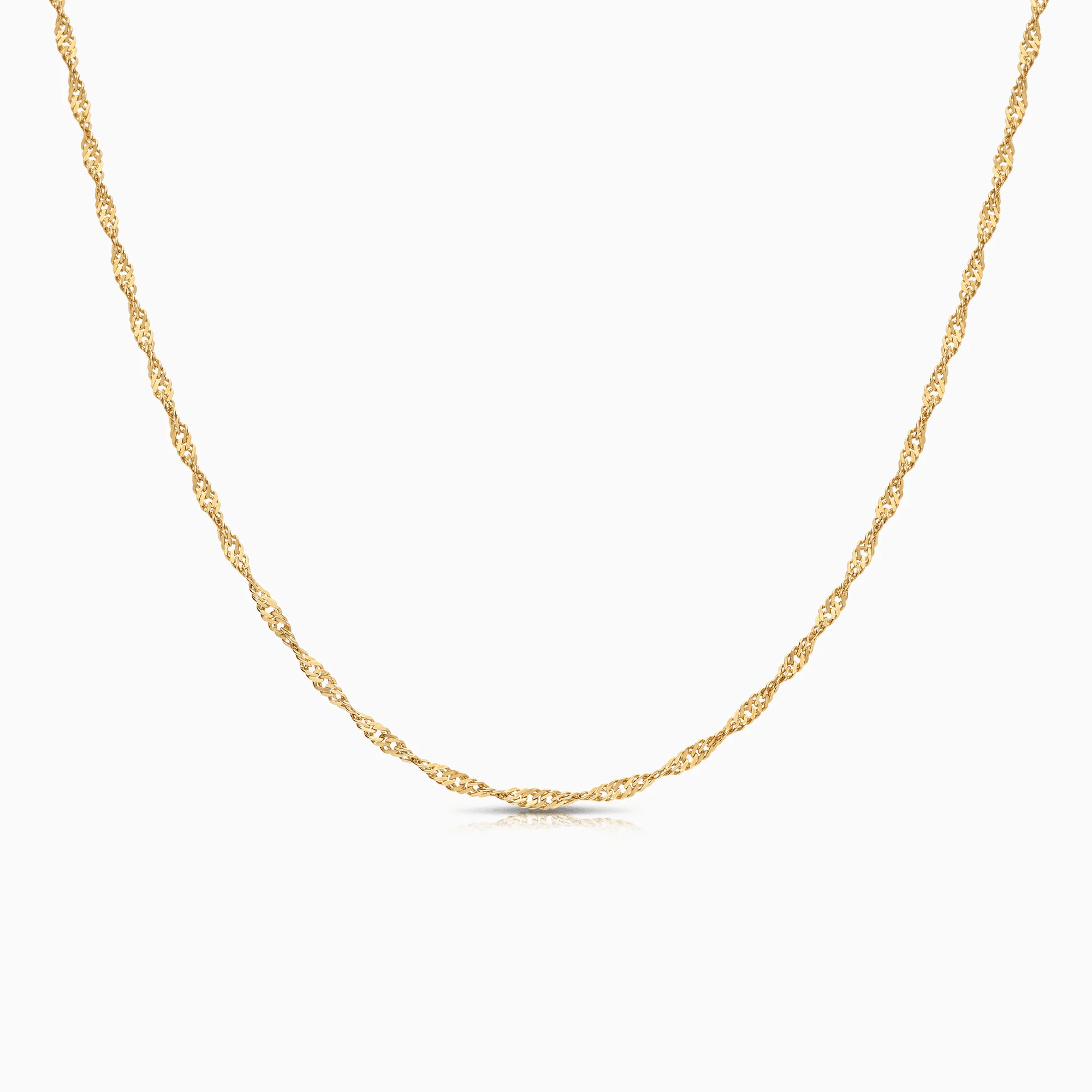 Singapore Necklace 4.64g 18K Gold