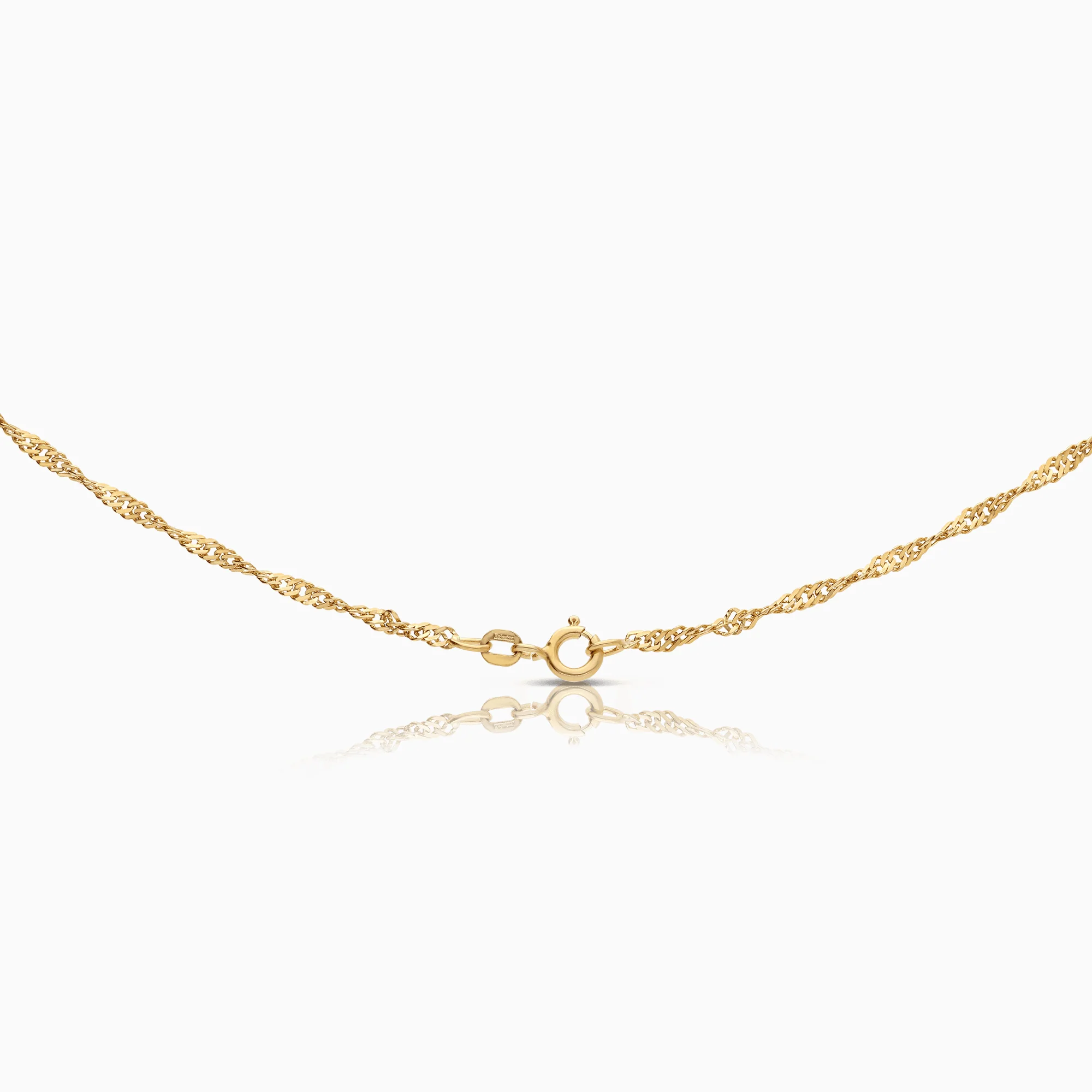Singapore Necklace 4.64g 18K Gold - Image 2