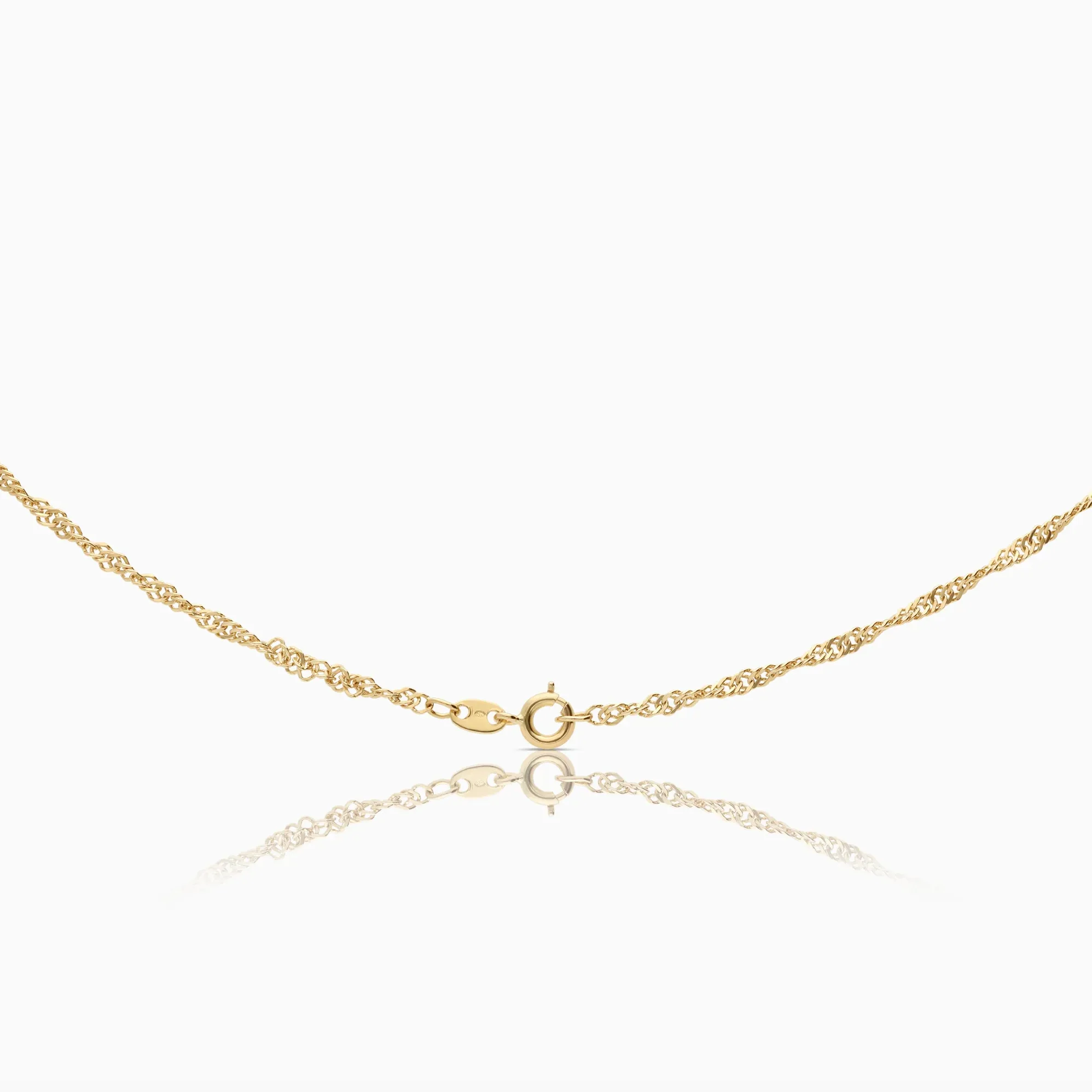 Singapore Necklace 6.34g 18K Gold - Image 2