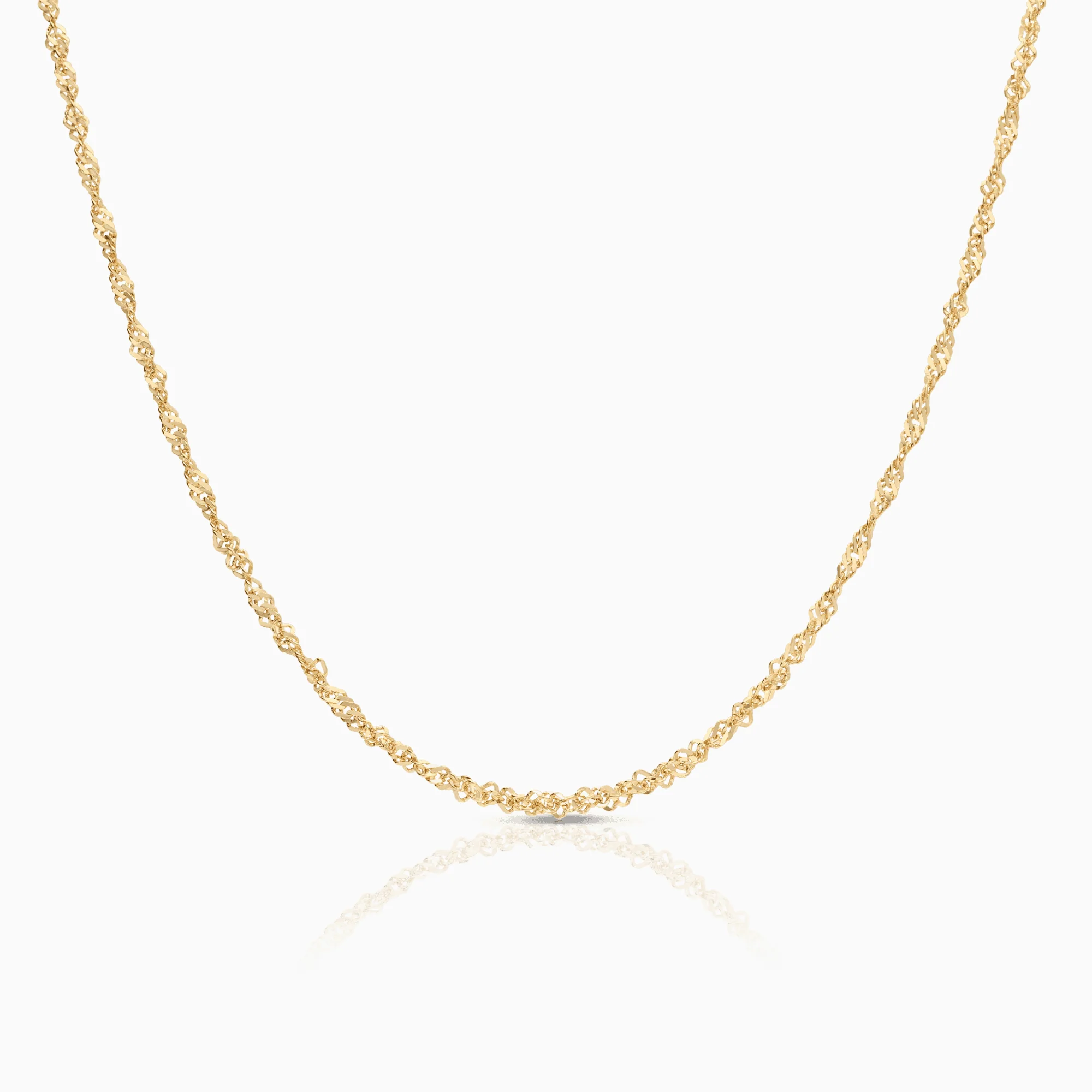 Singapore necklace 6.50g 18K gold