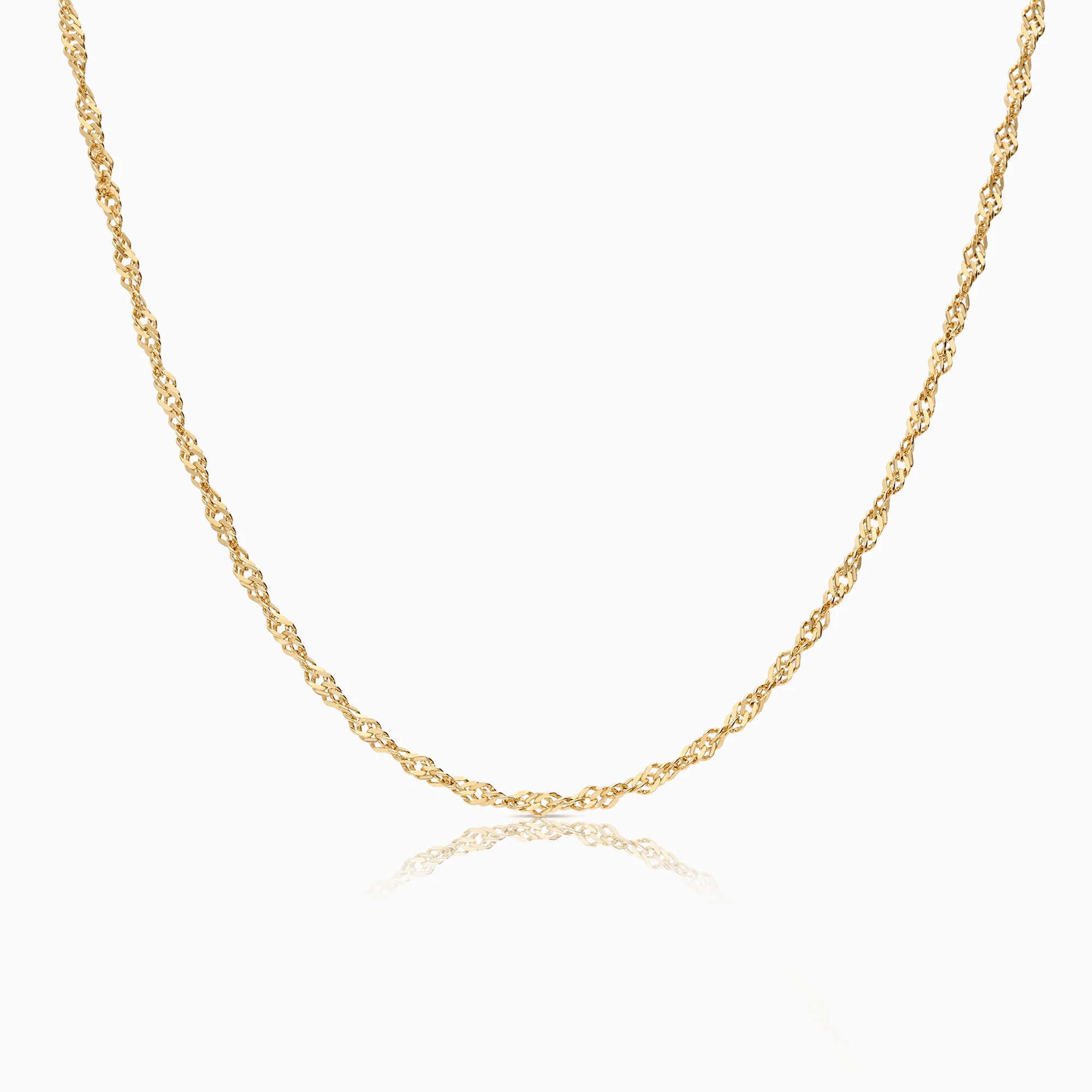 Singapore chain 4.76g 18K gold