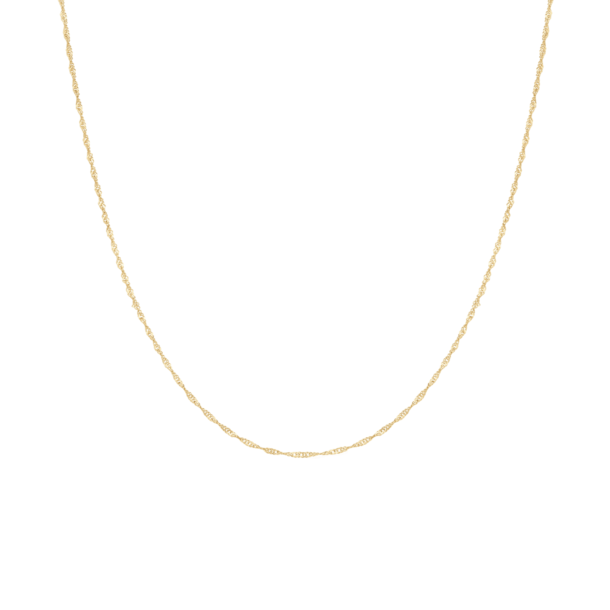 Singapore chain 36cm 18K gold - Image 2