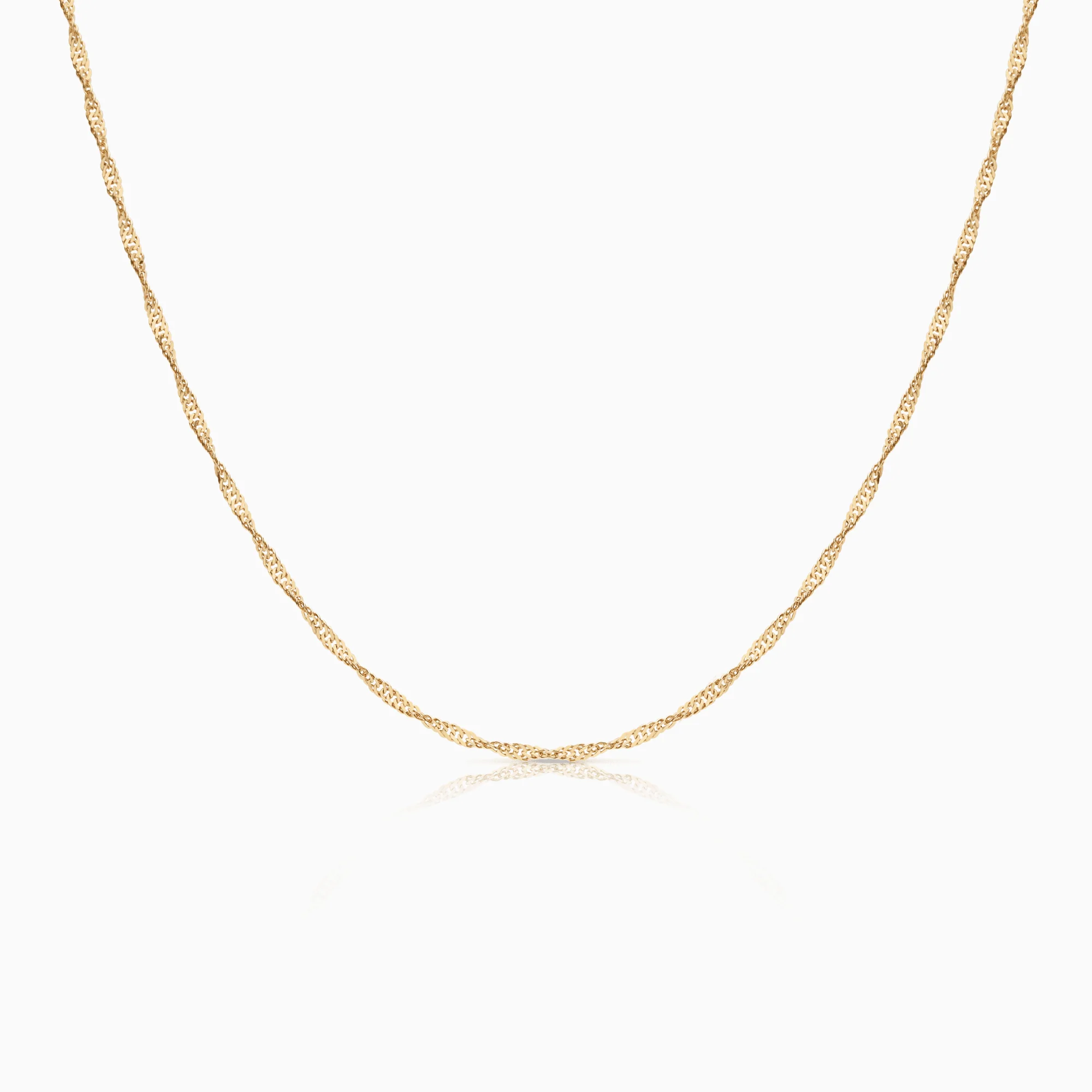 Singapore chain 3.70g 14K gold