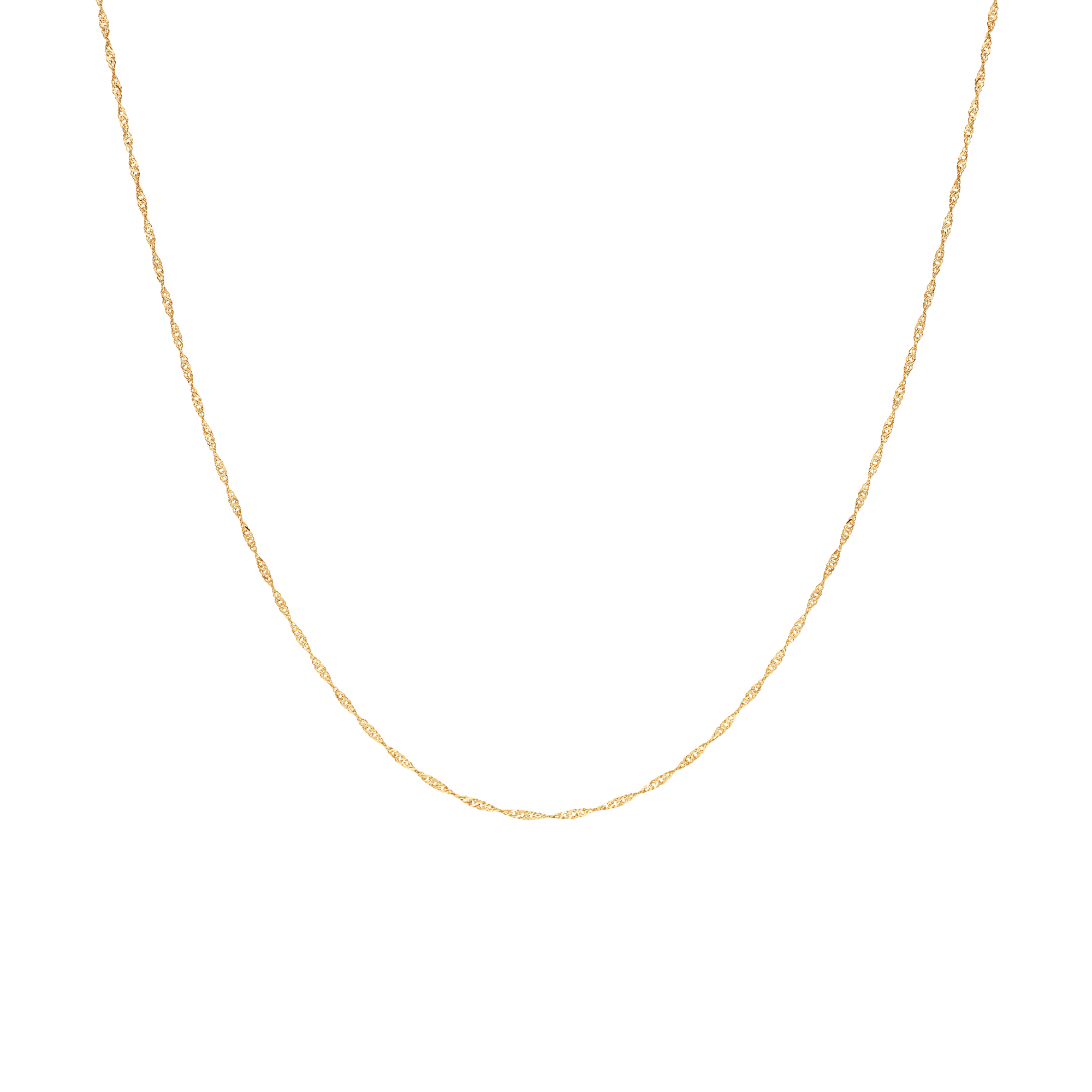 Singapore chain 37.5cm 18K gold - Image 2