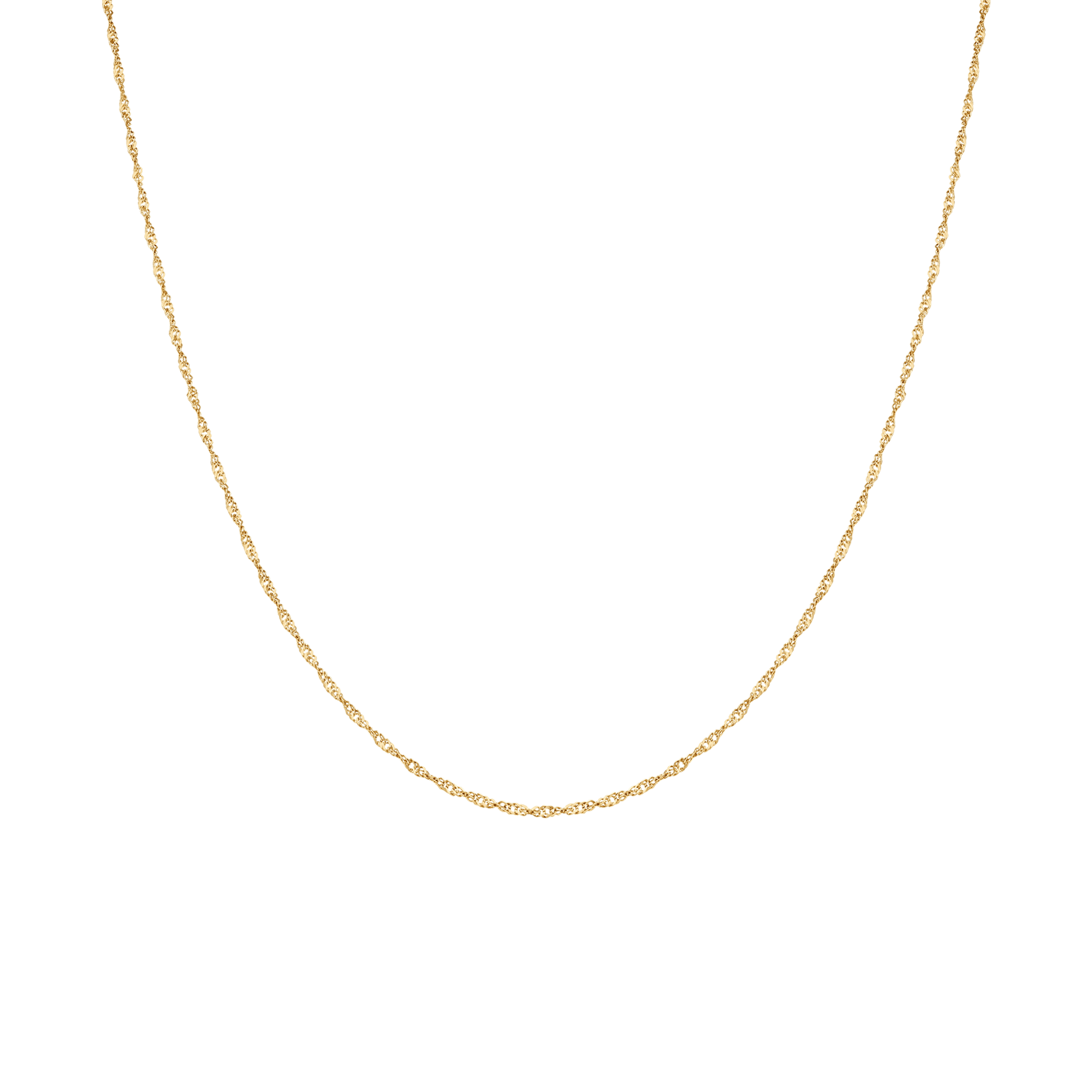 Singapore chain 38cm 18K gold - Image 2