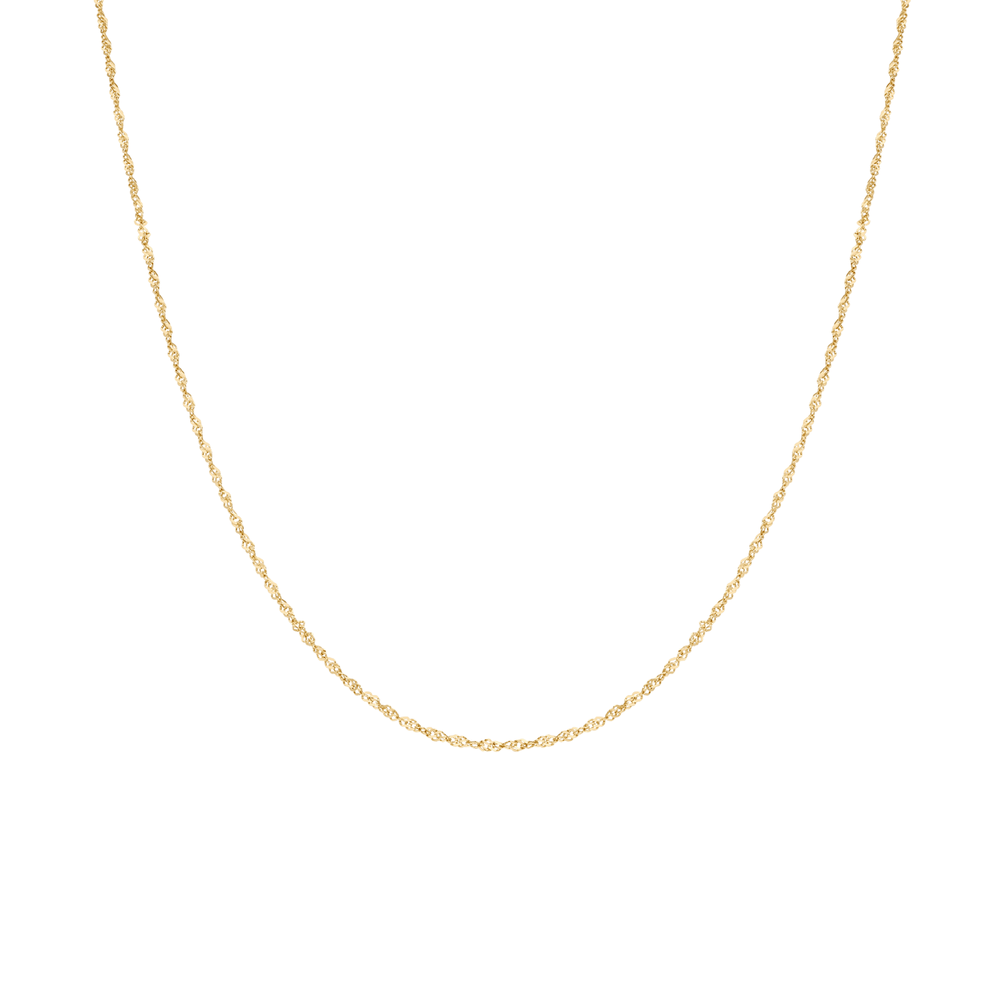 Singapore chain 42.5cm 18K gold - Image 2