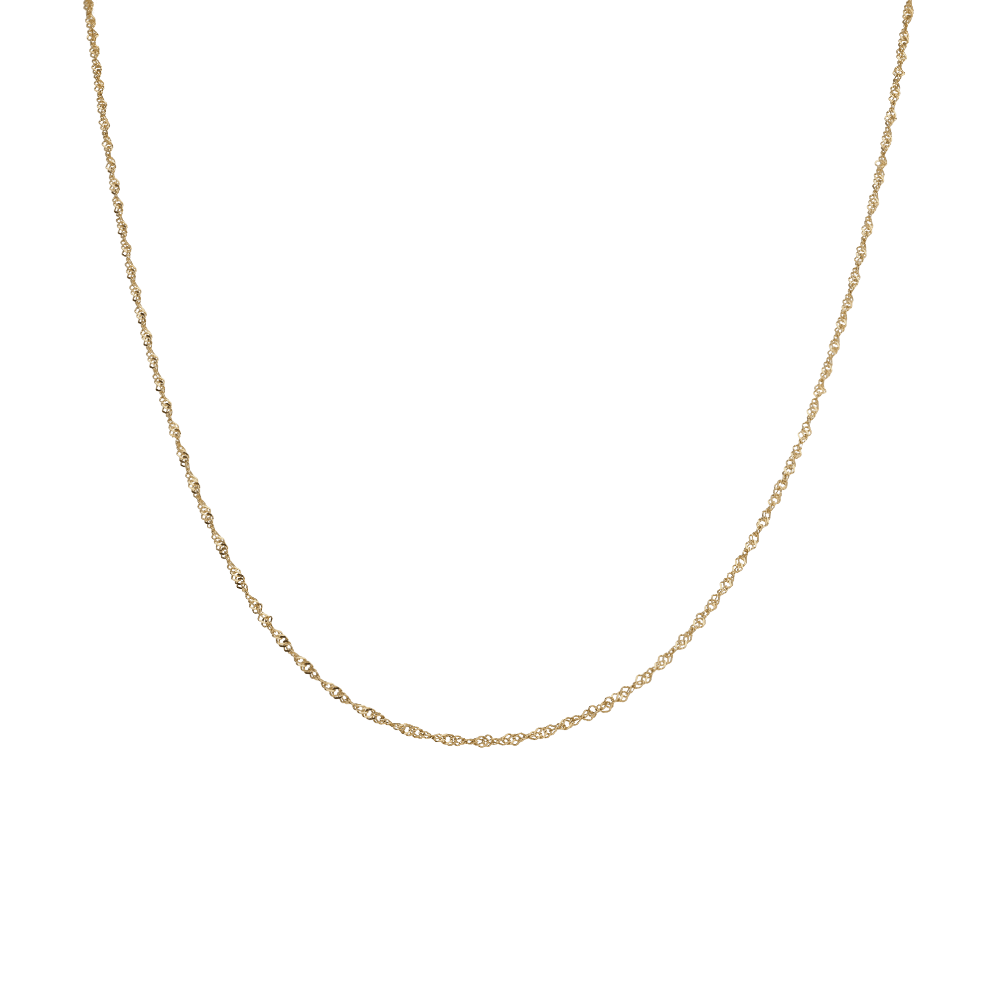 Singapore Chain 42cm 18K Gold
