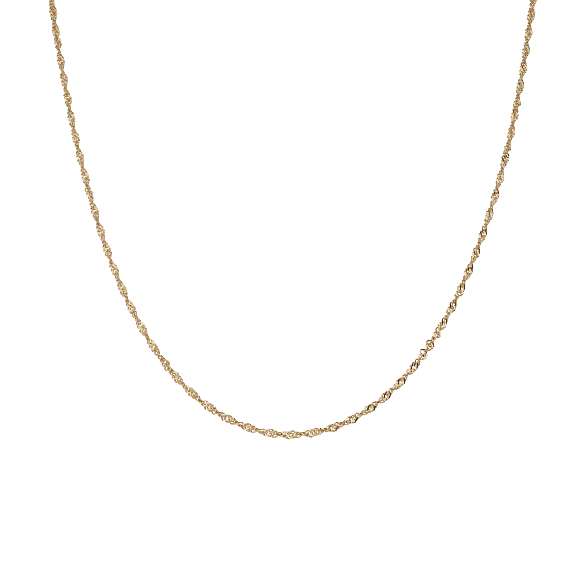 Singapore Chain 42cm 18K Gold