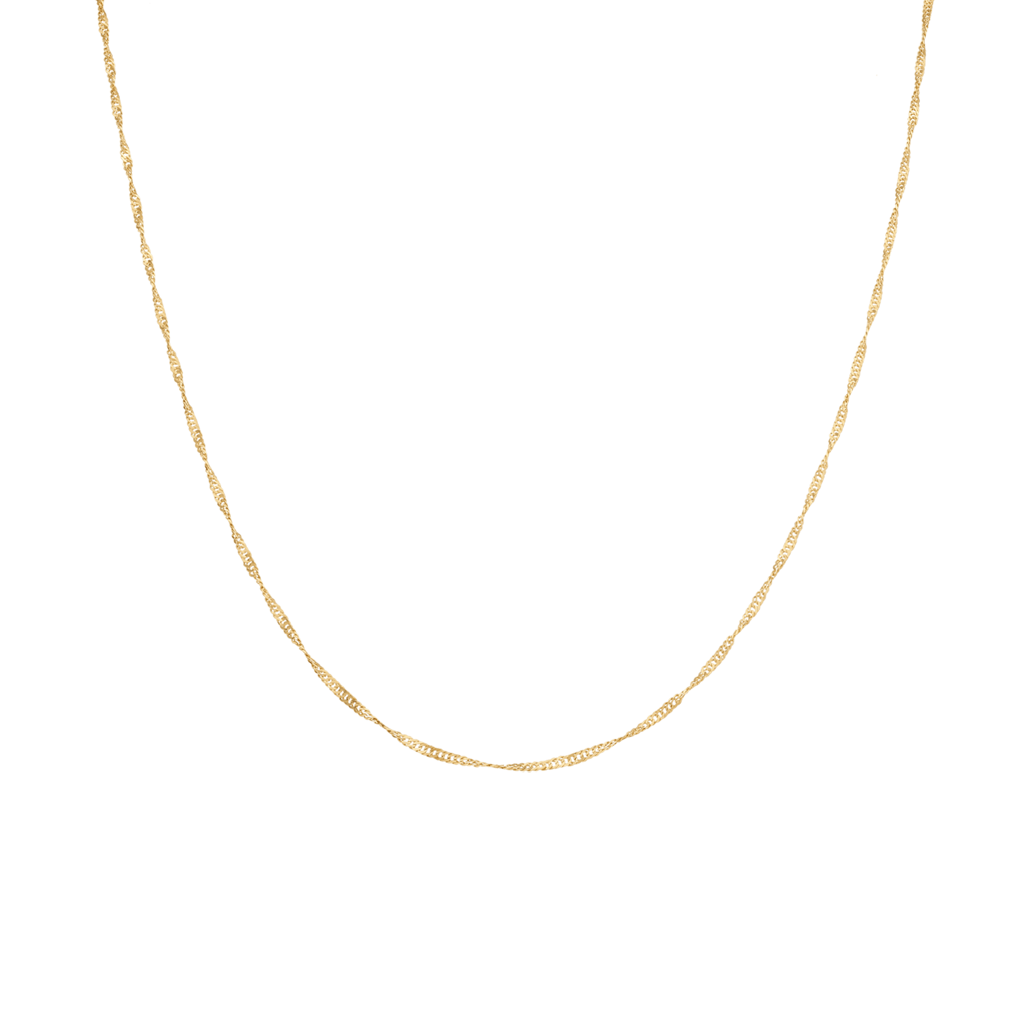 Singapore Chain 42cm 18K Gold - Image 2