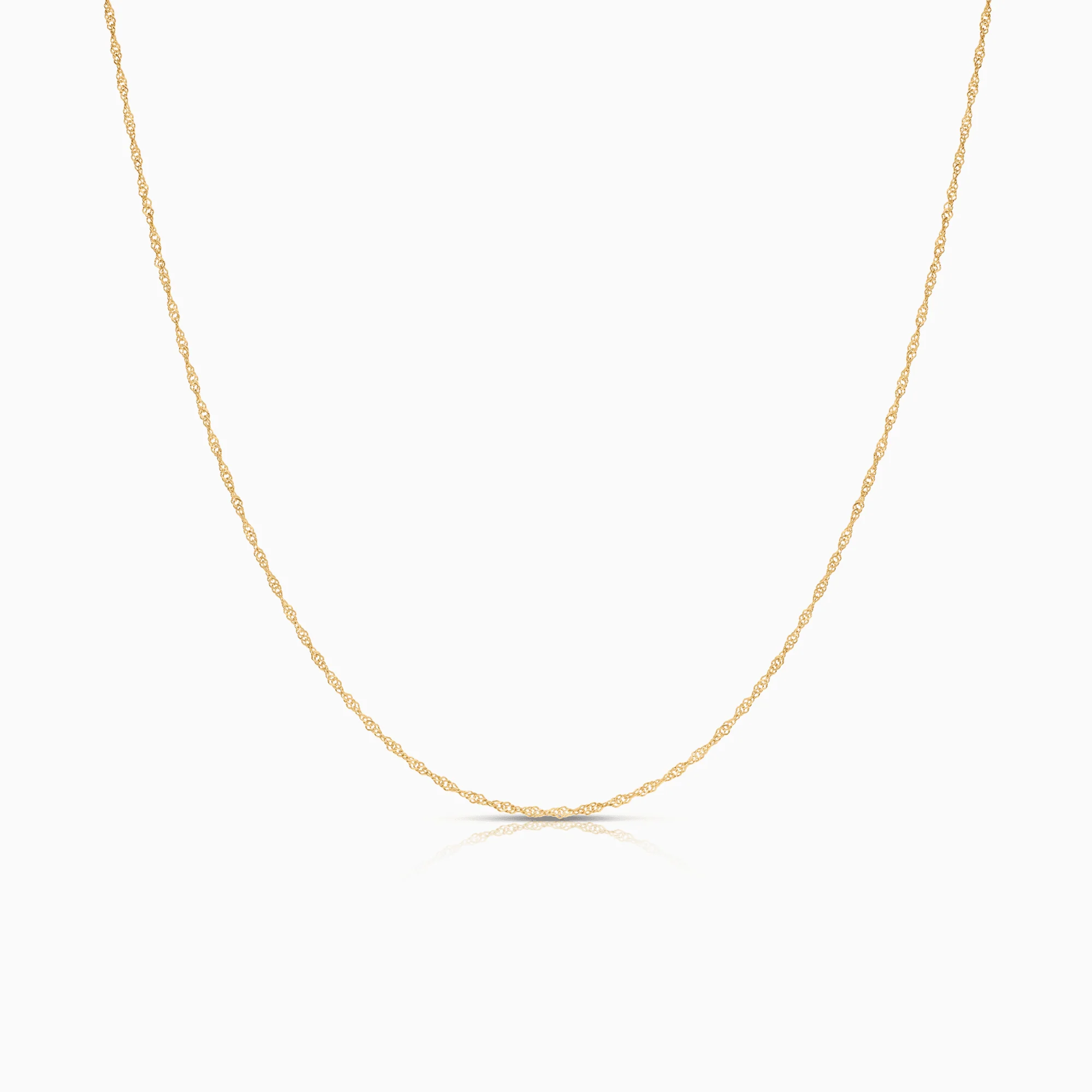 Singapore Chain 42cm 18K Gold