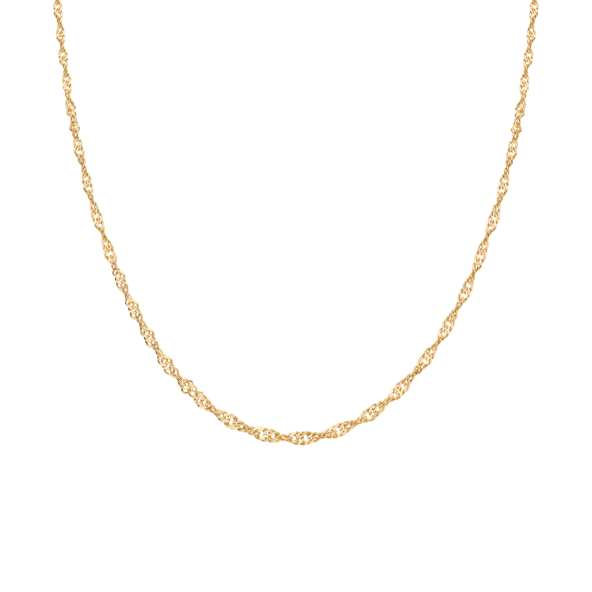 Singapore chain 49.5cm 18K gold - Image 2