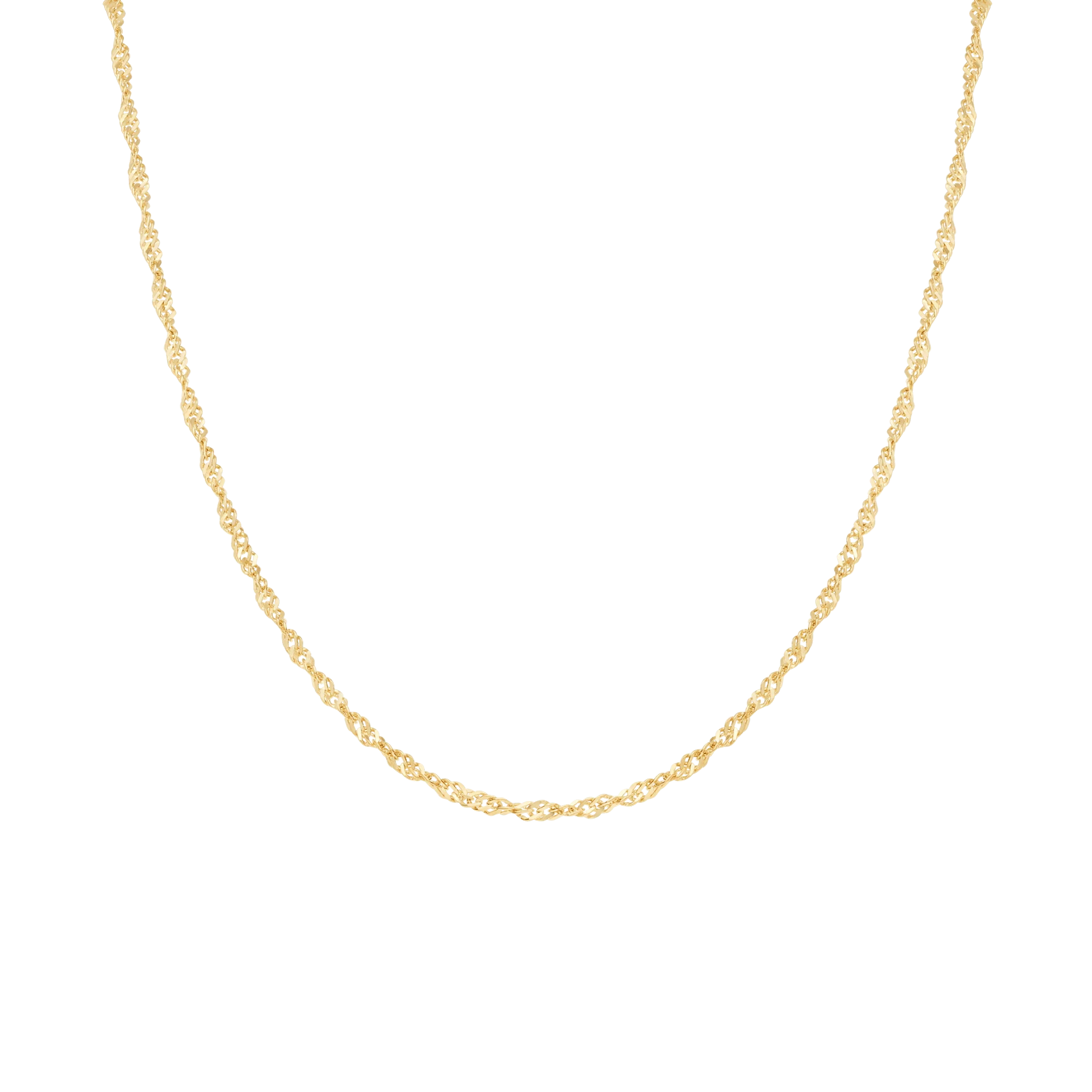 Singapore Chain 58cm 18K Gold - Image 2