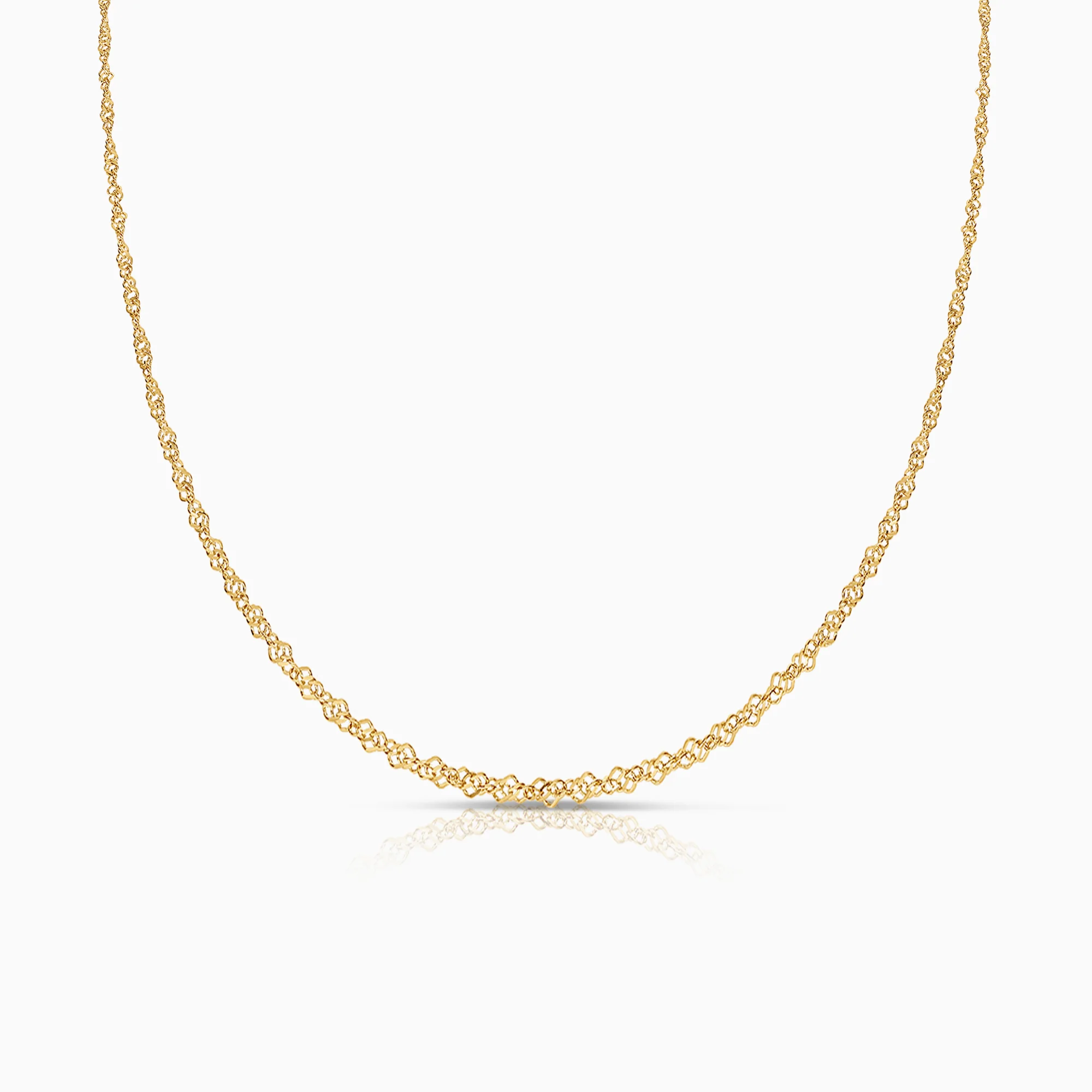 Singapore chain 37.5cm 18K gold