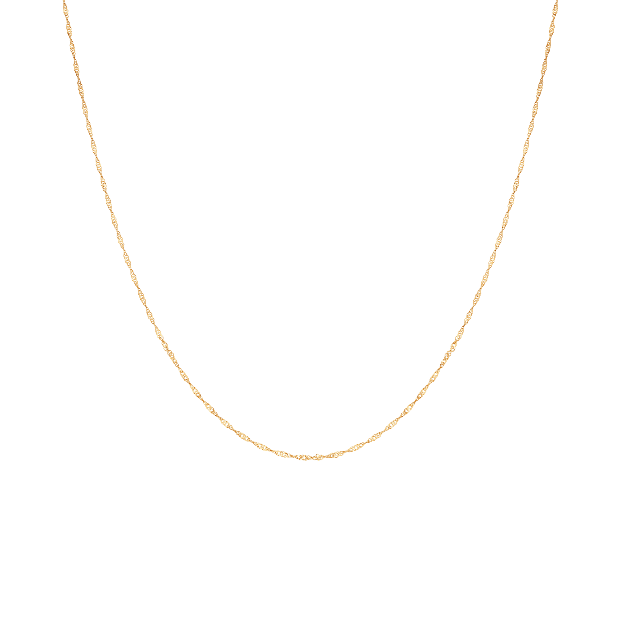 Singapore chain 37.5cm 18K gold - Image 2