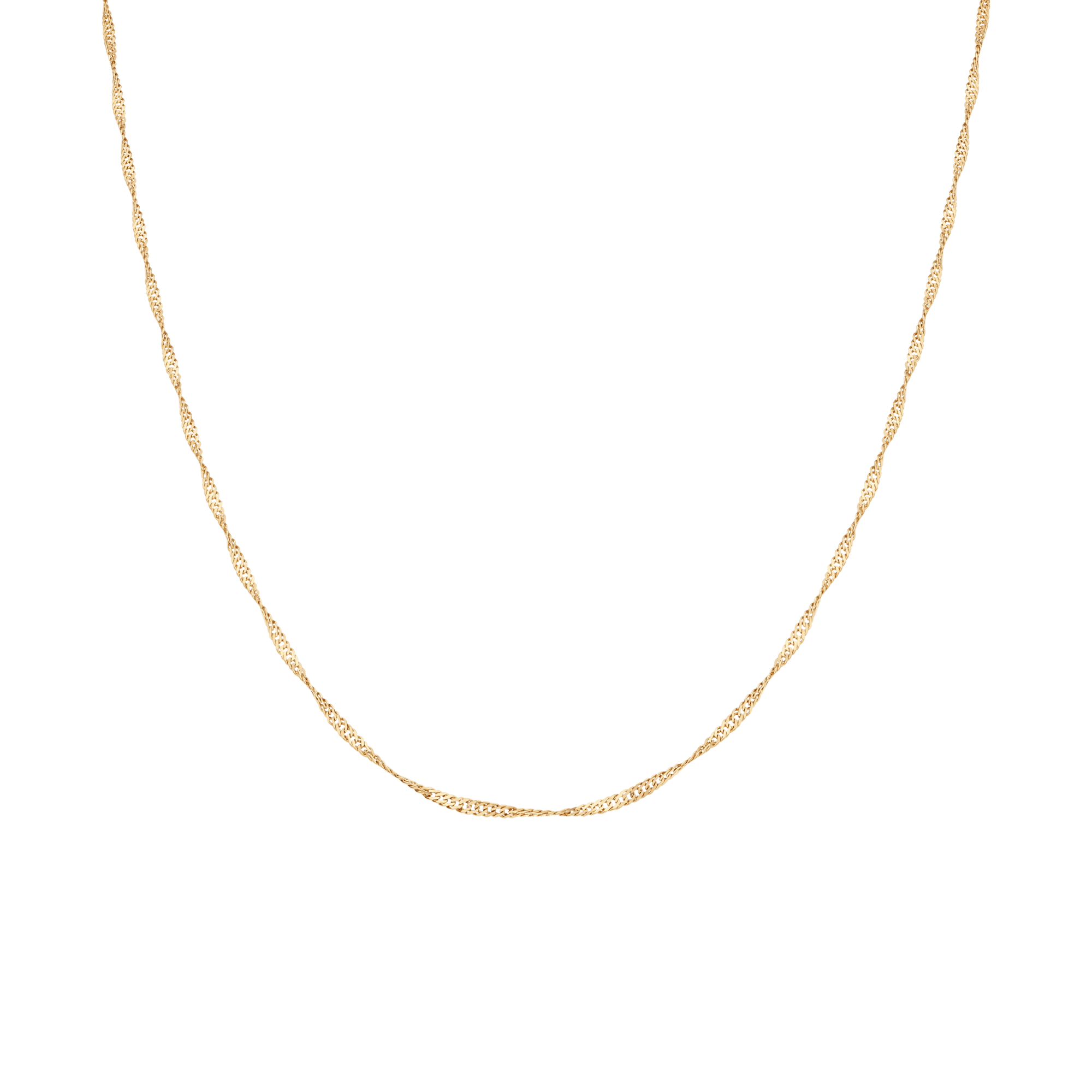 Singapore chain 38cm 18K gold - Image 2