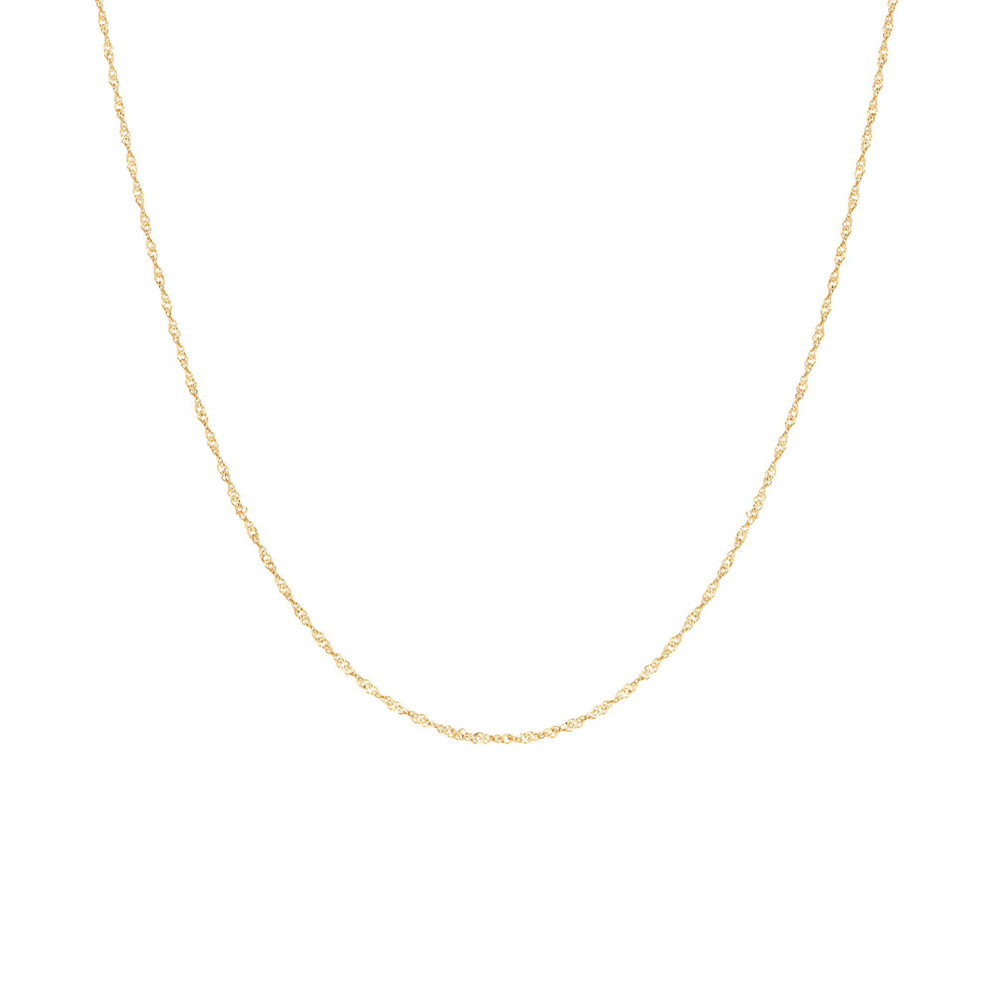 Singapore chain 38cm 18K gold - Image 2