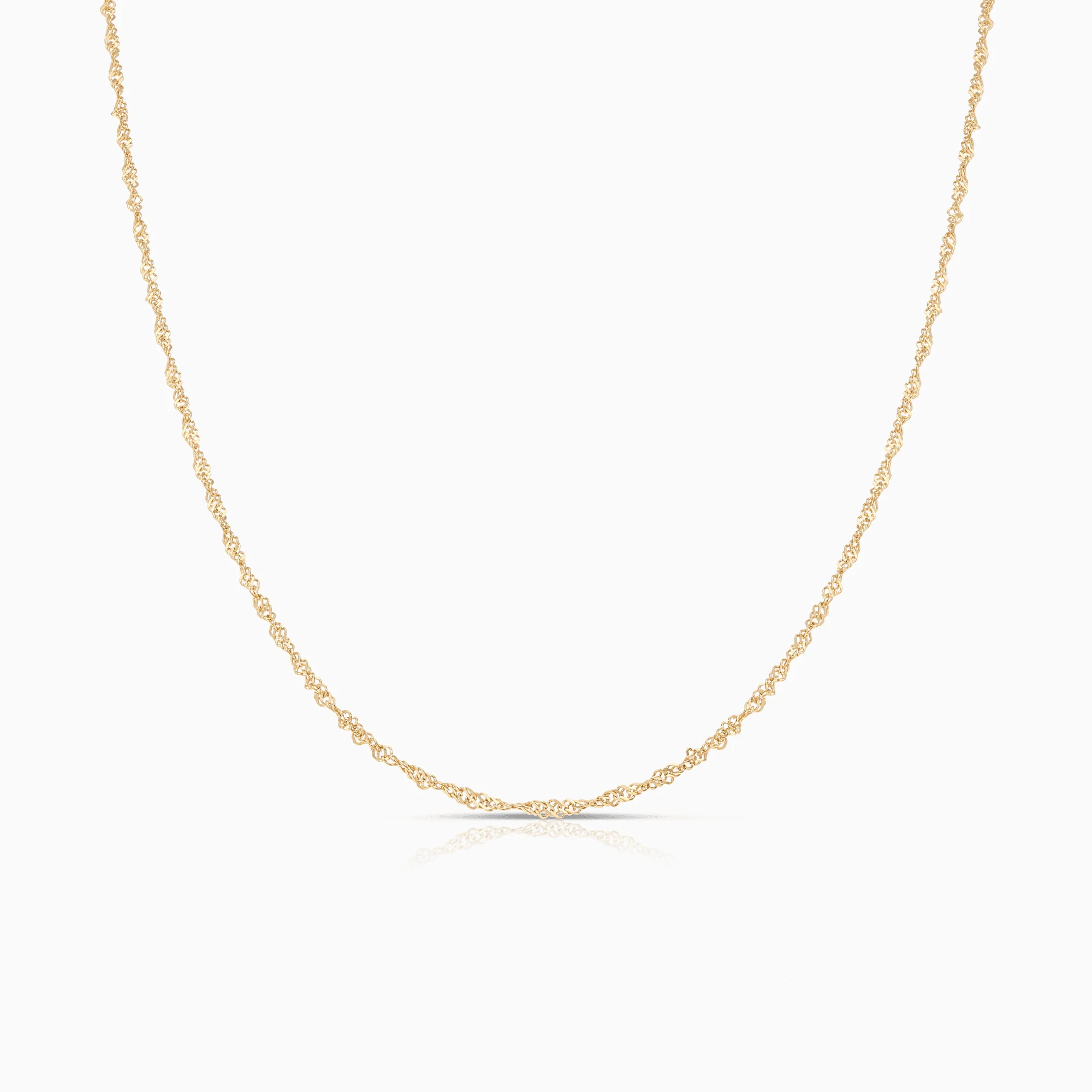 Singapore chain 39.5cm 18K gold