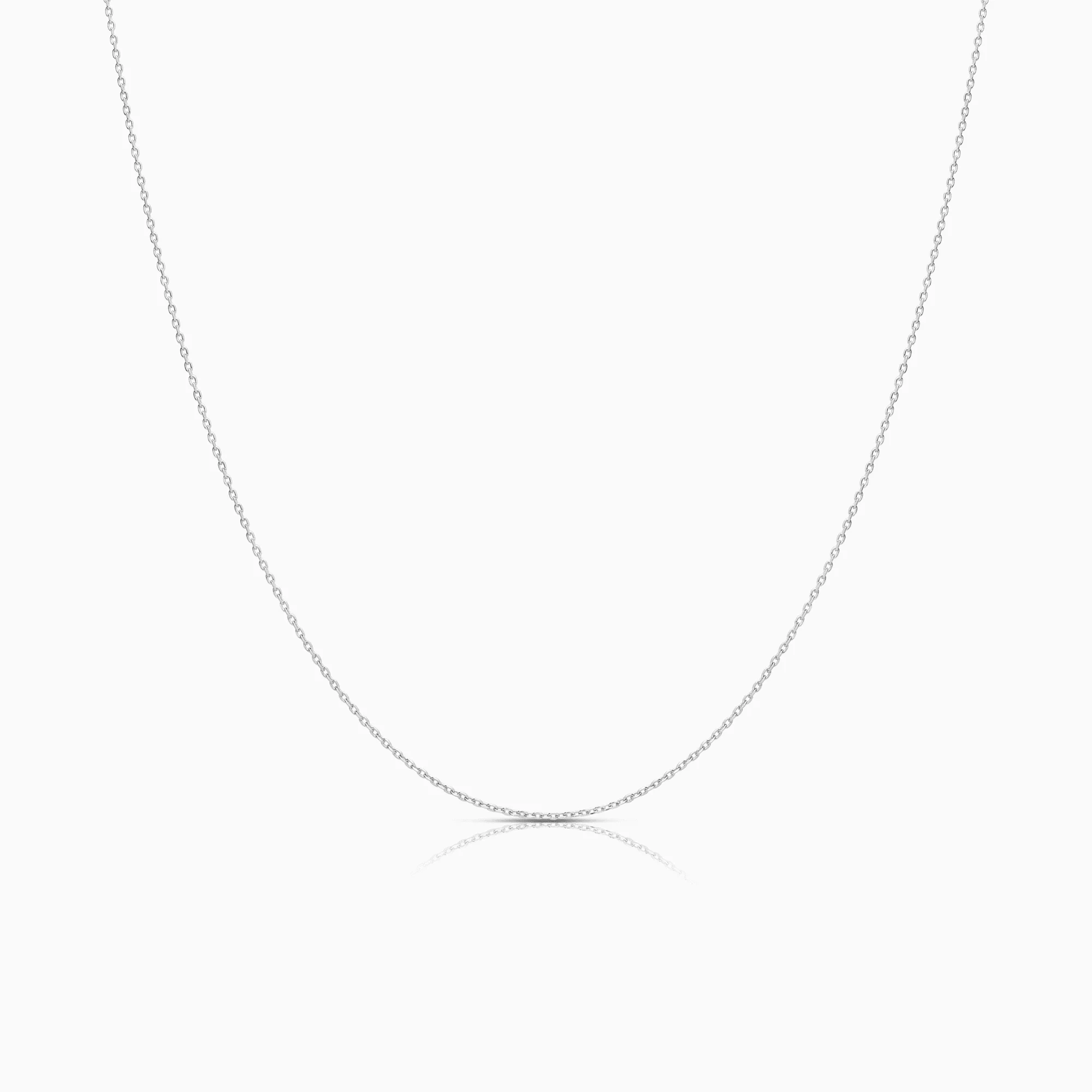 Cable Chain 39.5cm 18K white gold