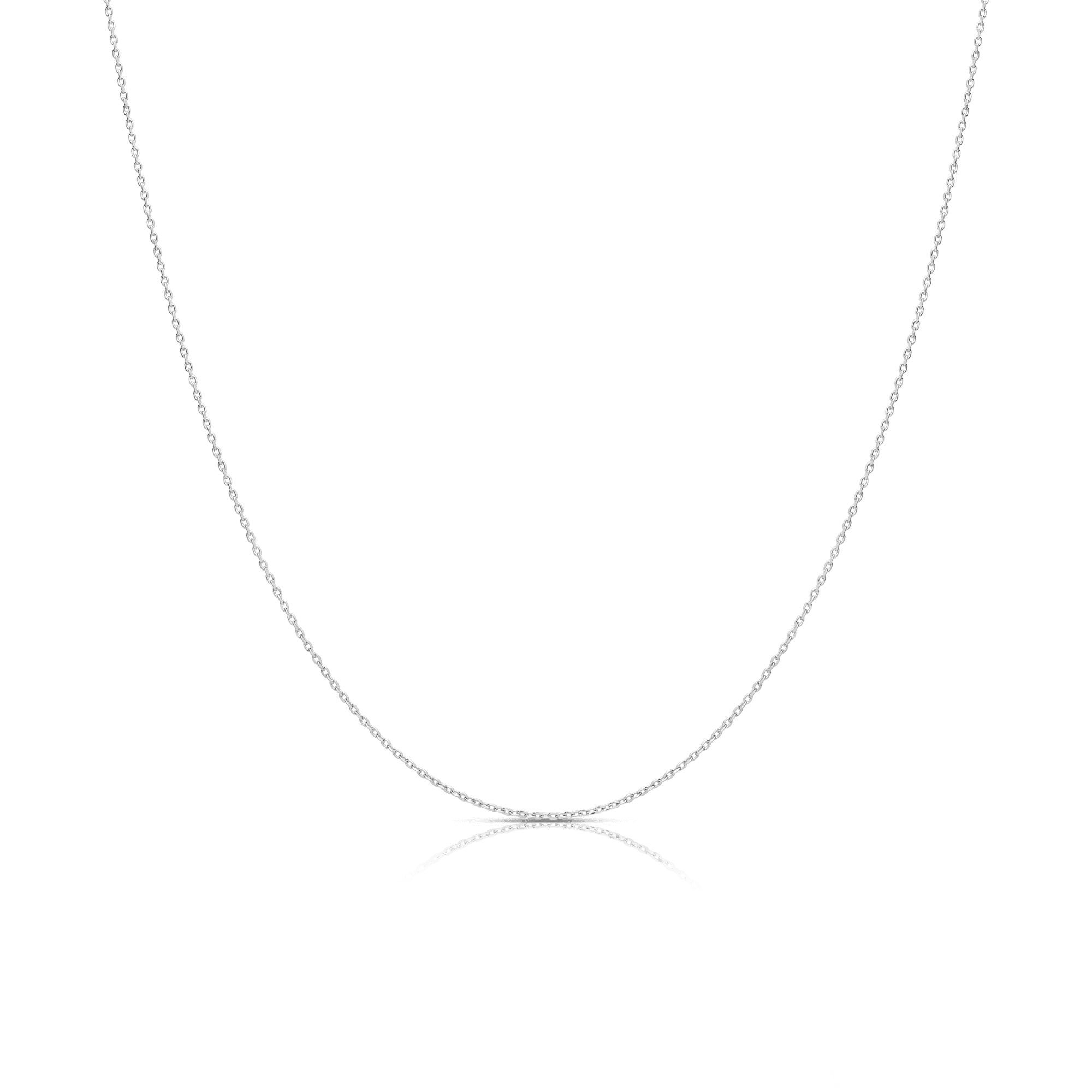 Cable Chain 39.5cm 18K white gold - Image 2