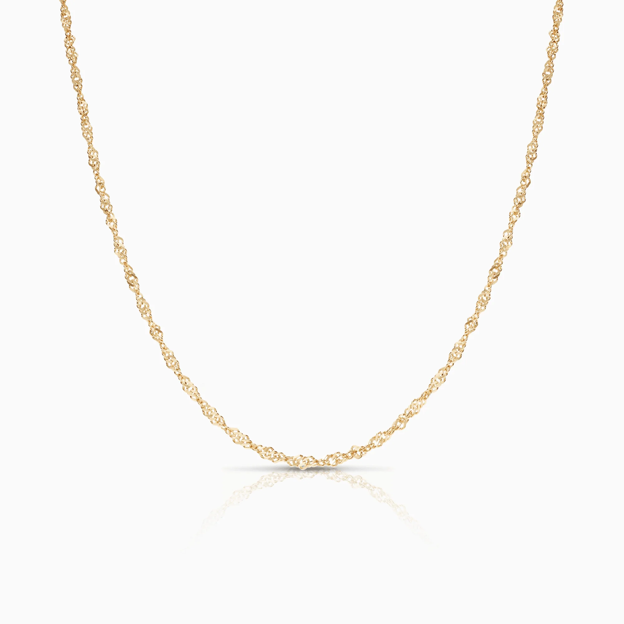 Singapore chain 41cm 18K gold