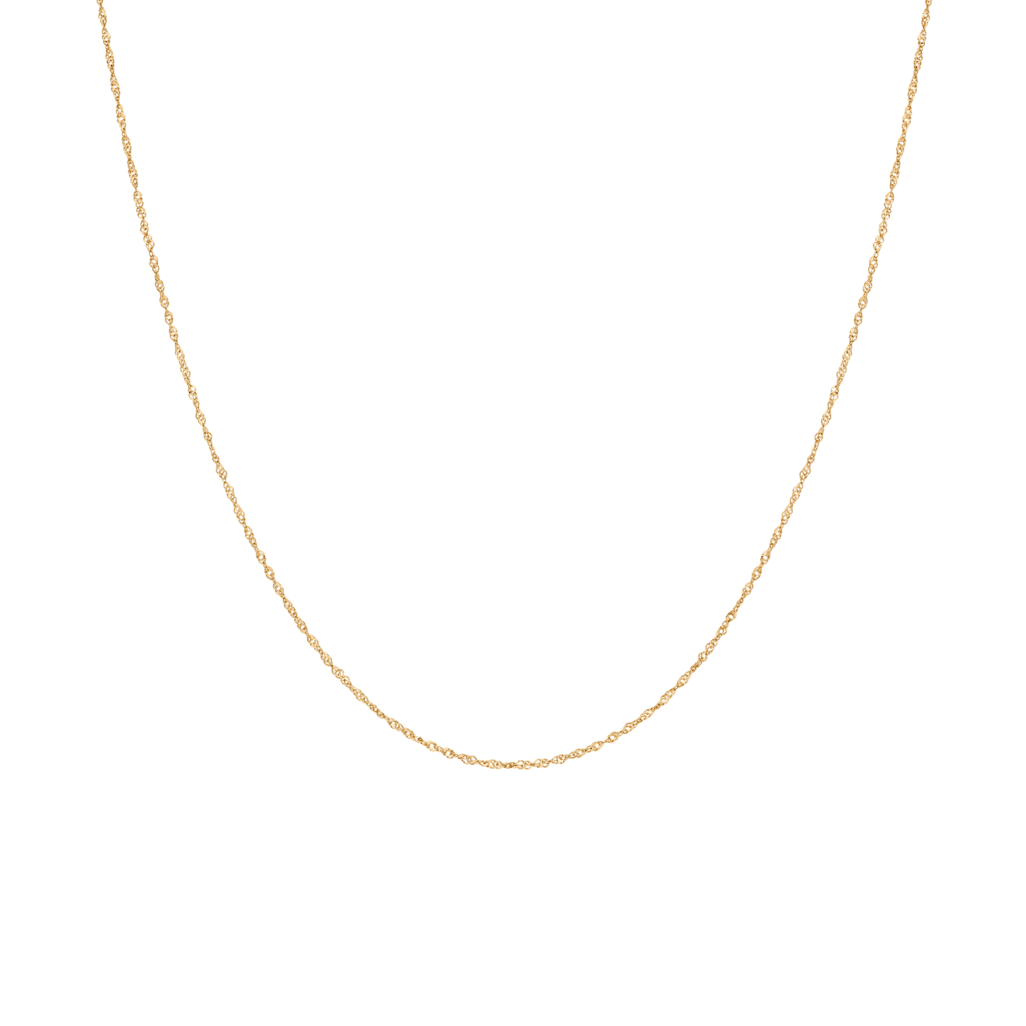 Singapore chain 41cm 18K gold - Image 2