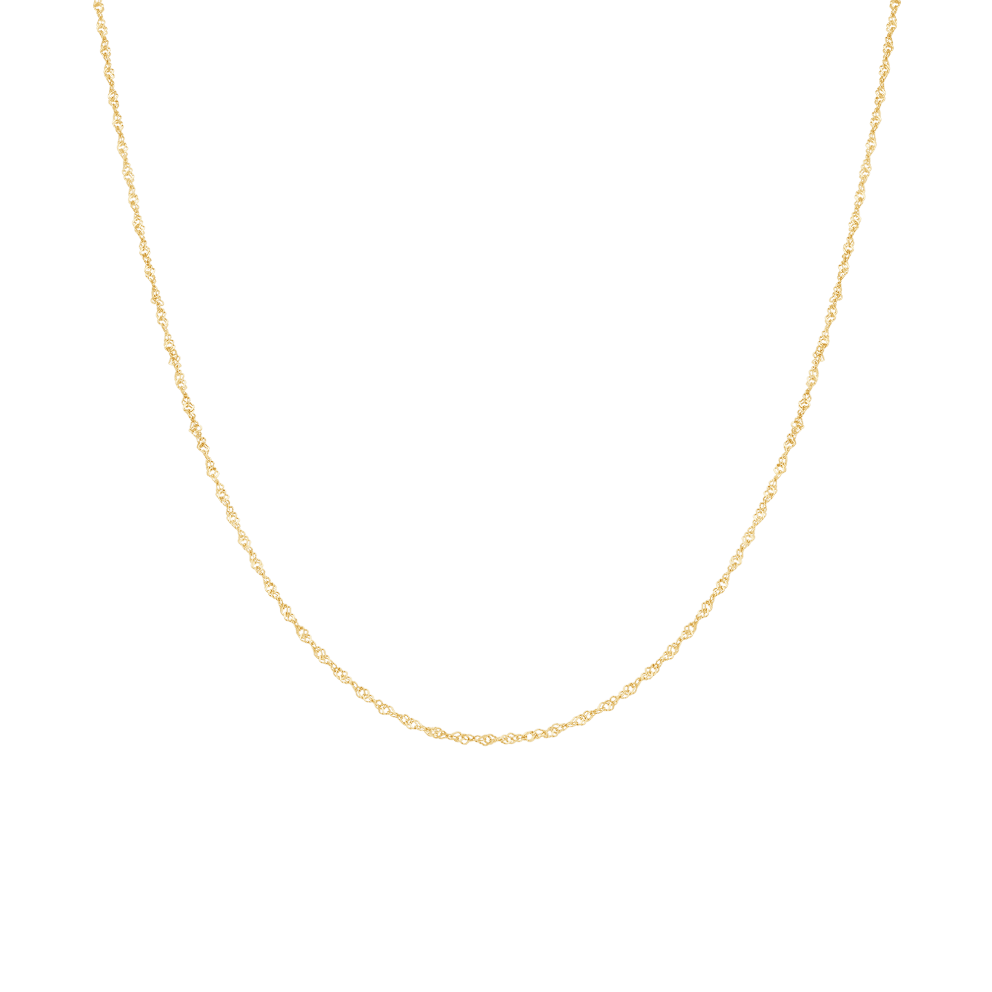 Singapore chain 42.5cm 18K gold - Image 2