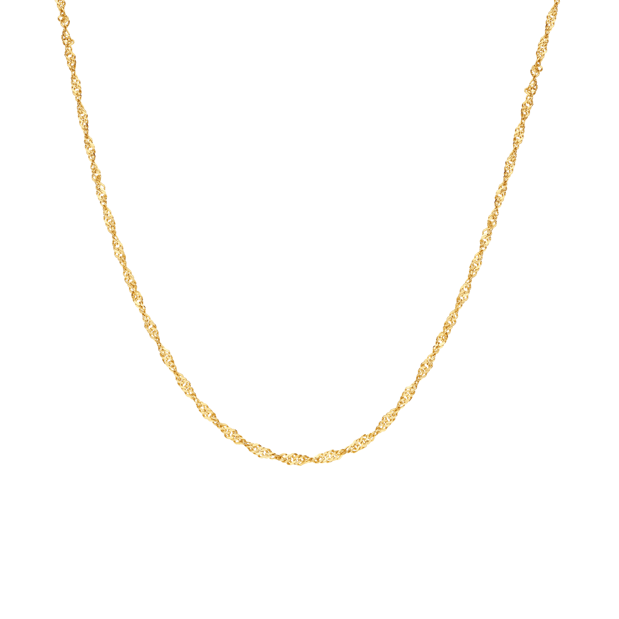 Singapore chain 58cm 18K gold - Image 2