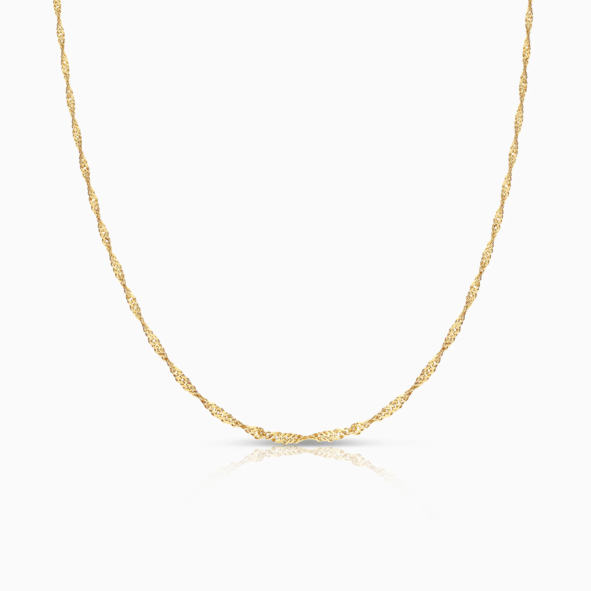 Singapore link 59.5cm 18K gold