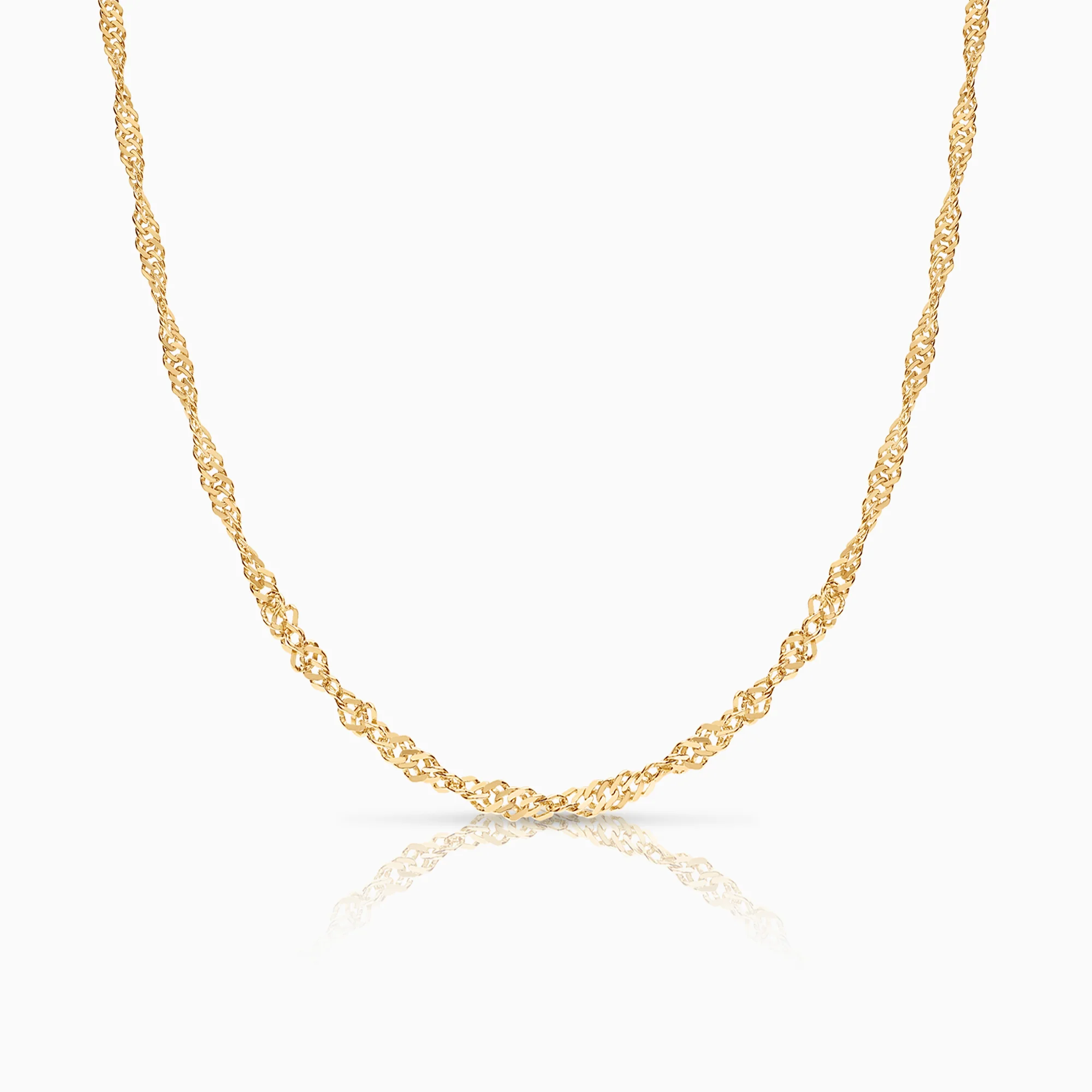 Singapore chain 6.95g 18K gold