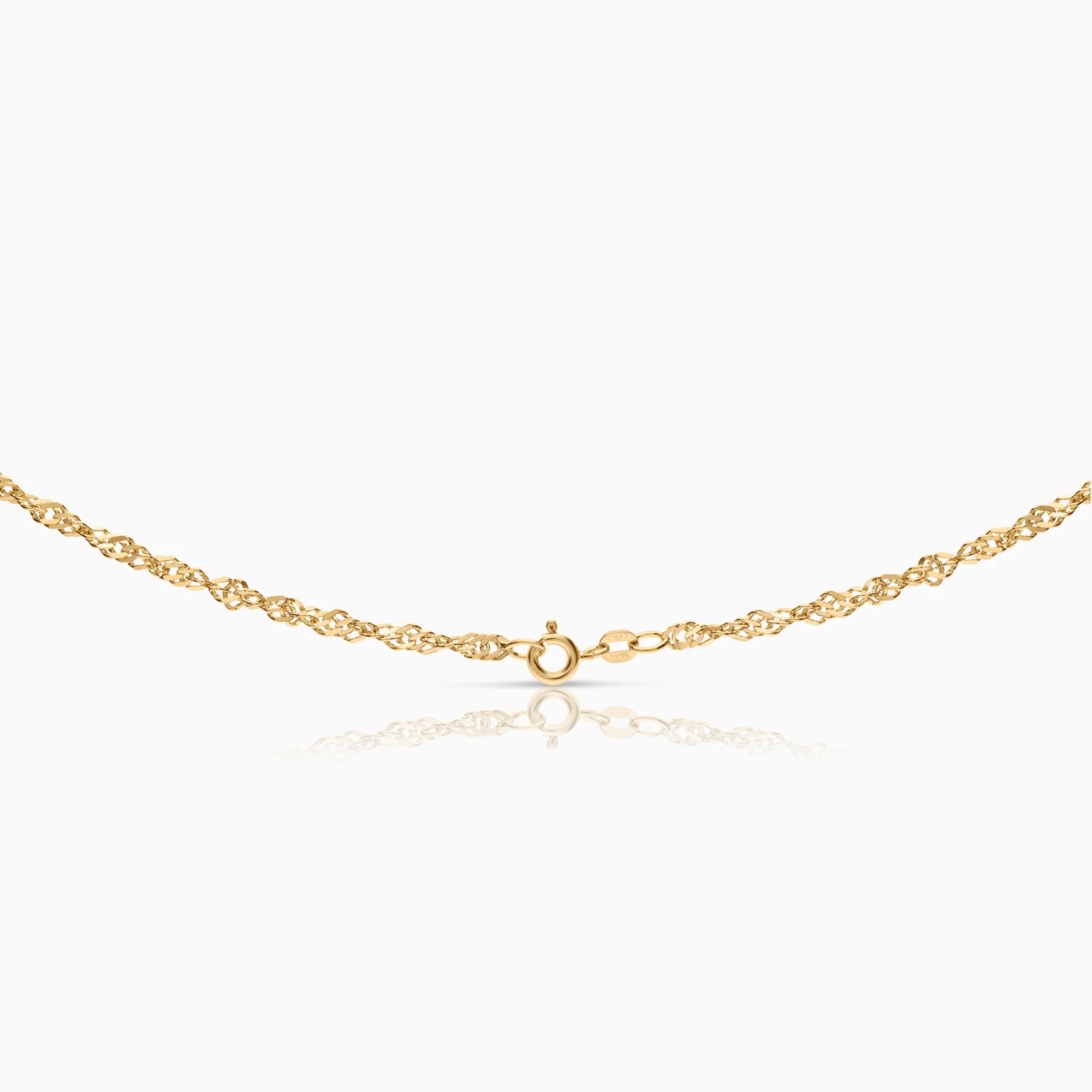 Singapore chain 6.95g 18K gold - Image 2