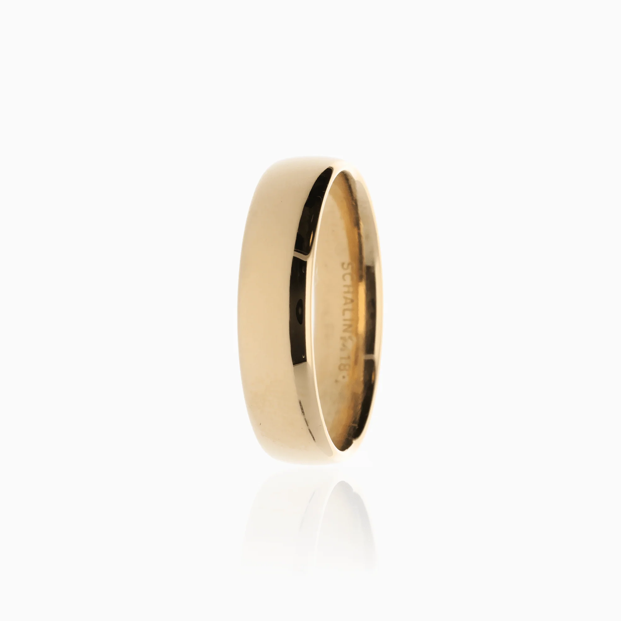 Plain gold ring 8.4g 18K gold