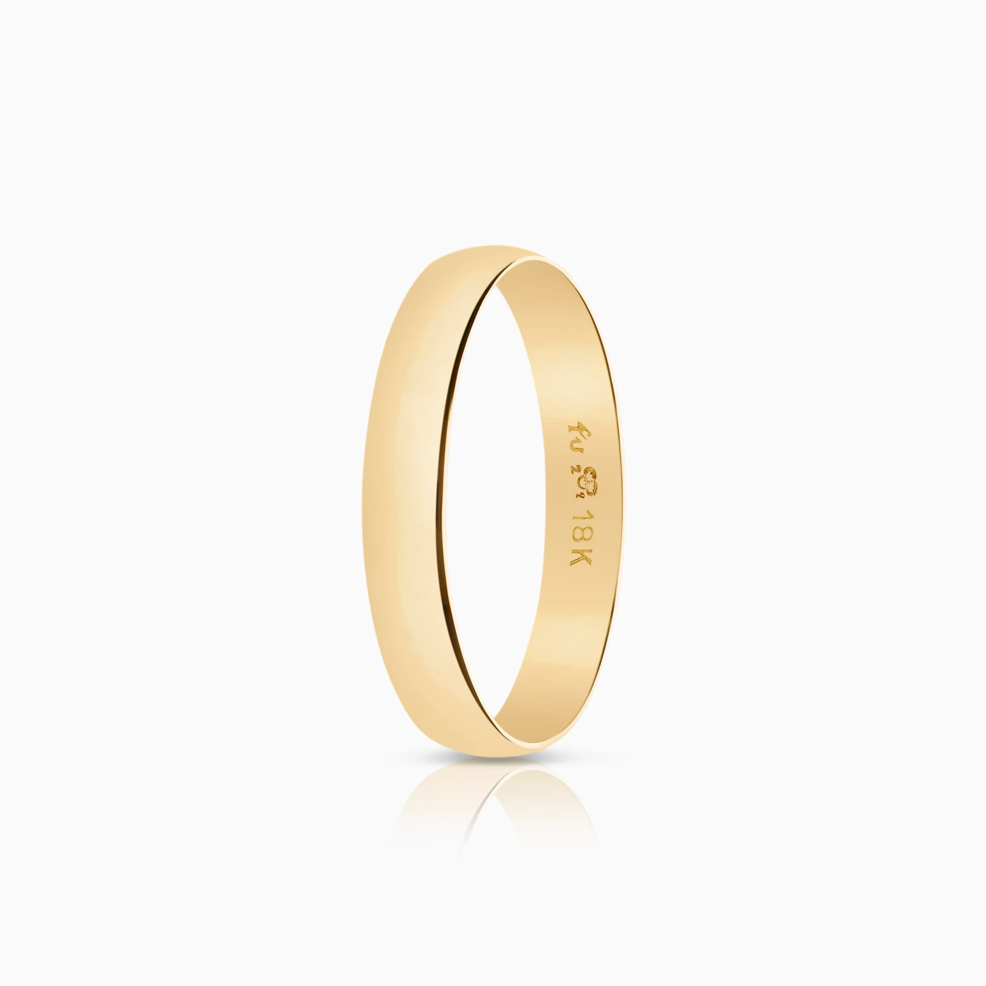 Plain ring 1.55g 18K gold