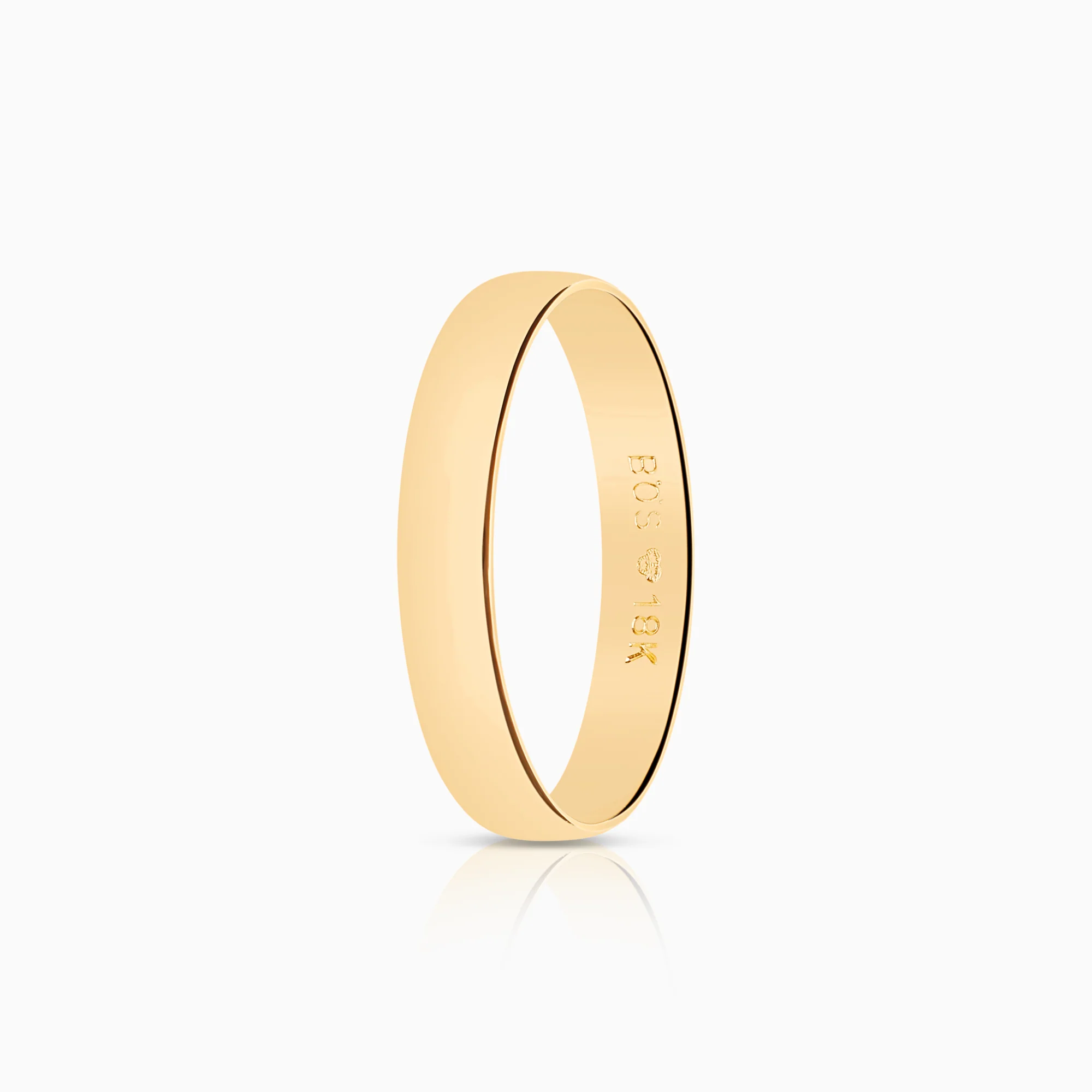 Plain ring 1.63g 18K gold