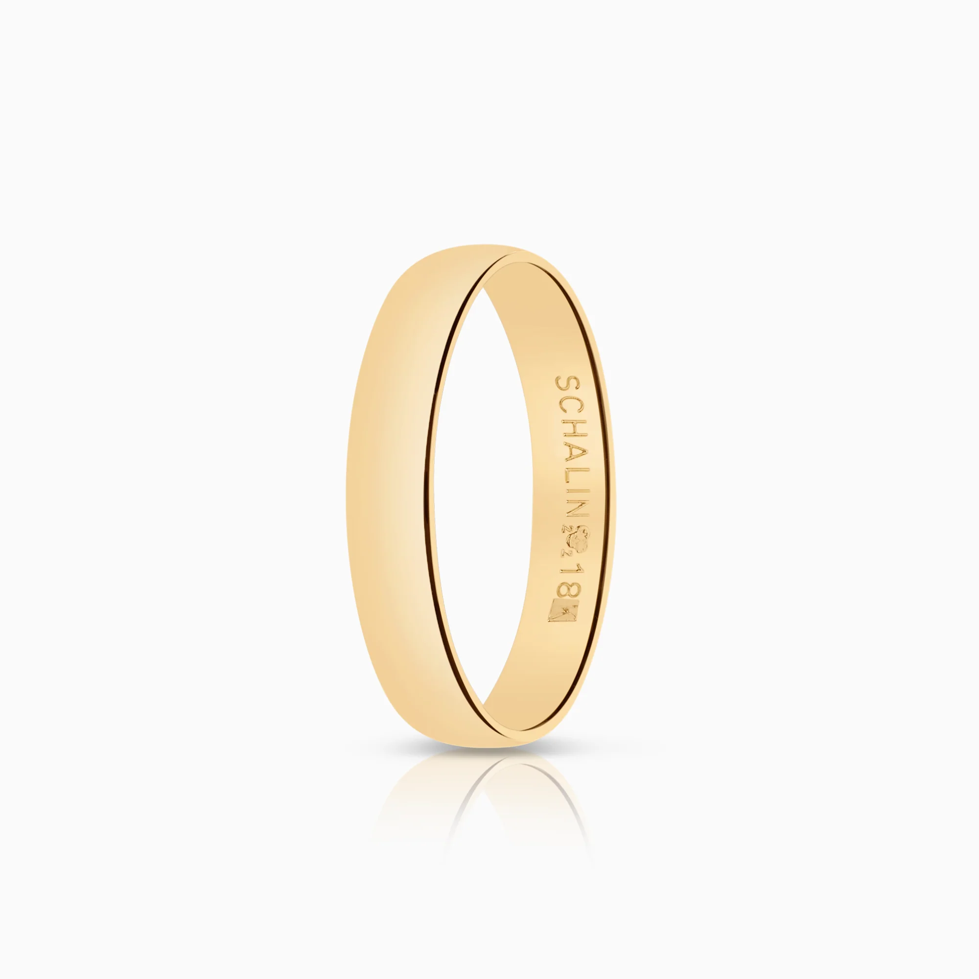 Plain ring 1.82g 18K gold