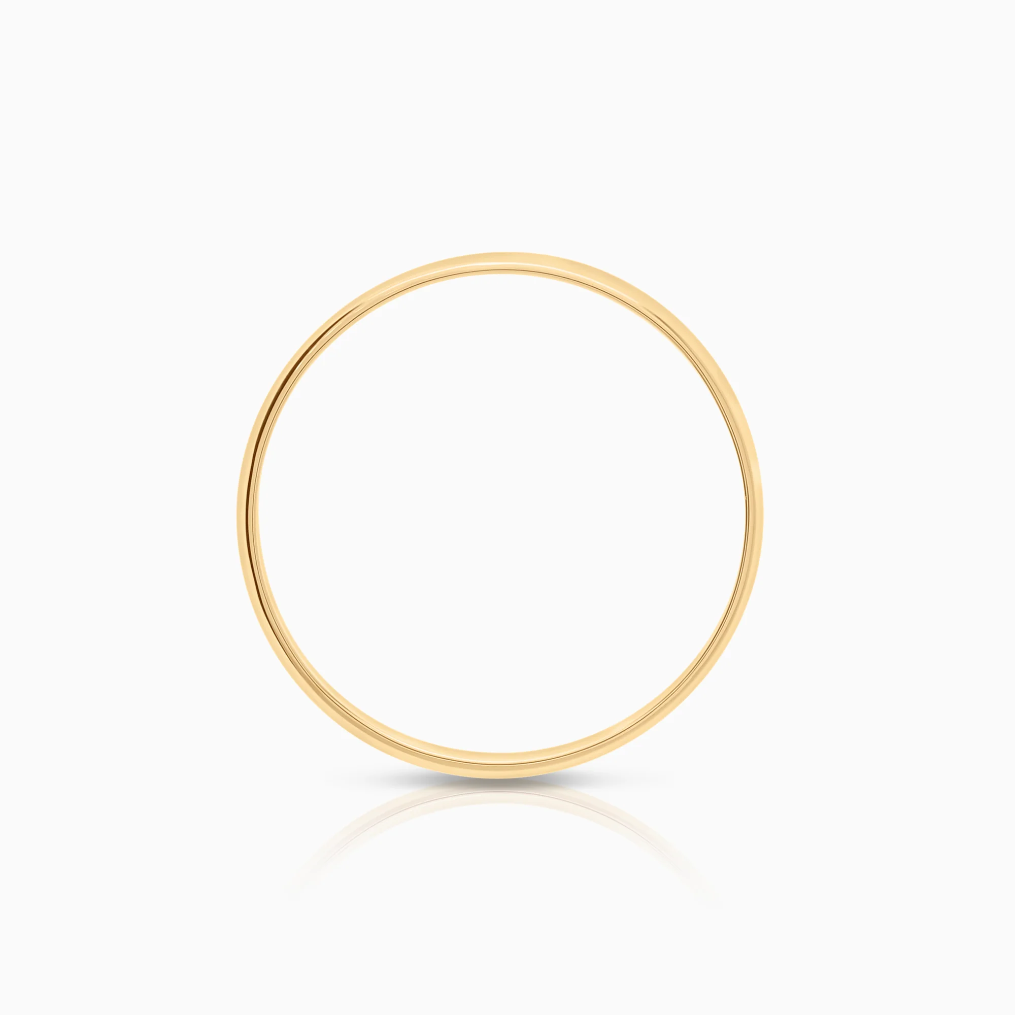 Plain band ring 1.91 g 18K gold - Image 2