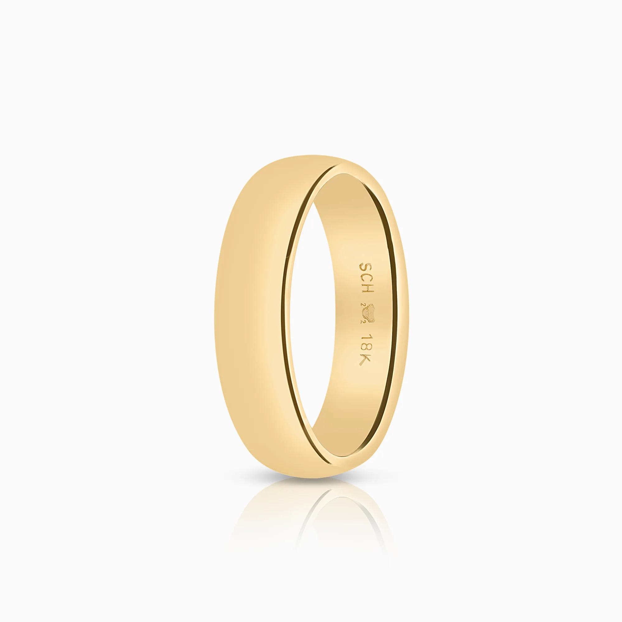 Plain ring 10.56g 18K gold